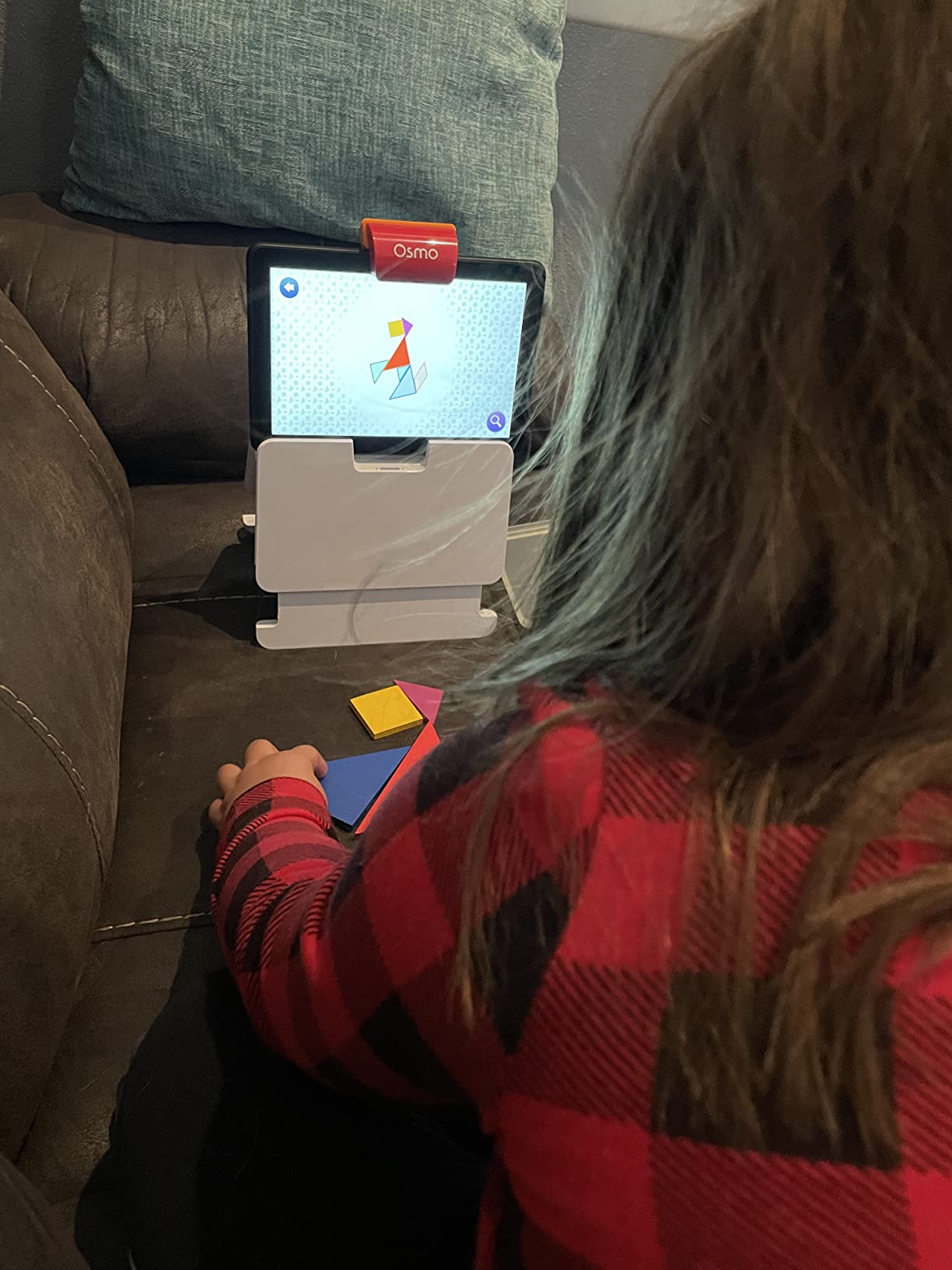 Osmo - Genius Starter Kit for Fire Tablet - 7 Educational Learning Games - Ages 6-10 - Math, Spelling, Creativity & More - STEM Toy Gifts for Kids, Boy & Girl (Fire Tablet 7 Games) customer photo 2