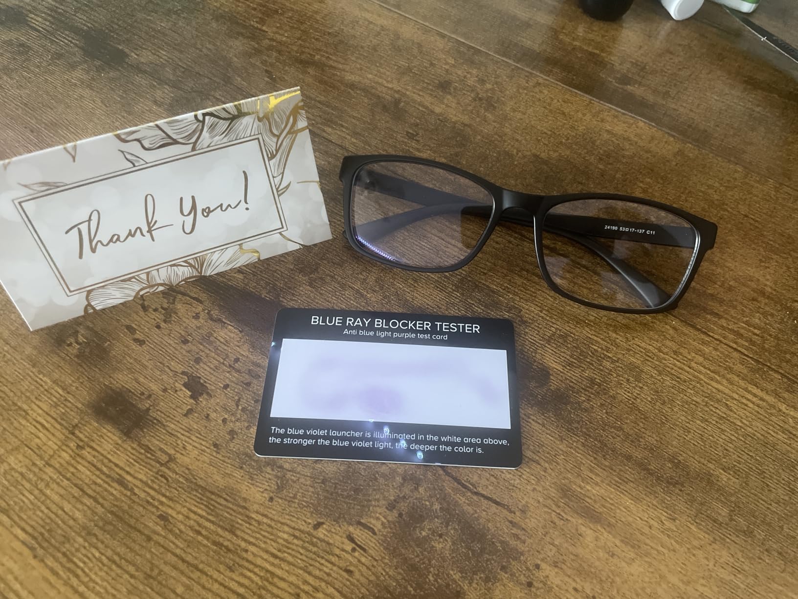 Stylish Blue Light Blocking Glasses for Women & Men - Helps Ease Digital Eye Strain & Headache from Computers, Phones w/Case customer photo 2