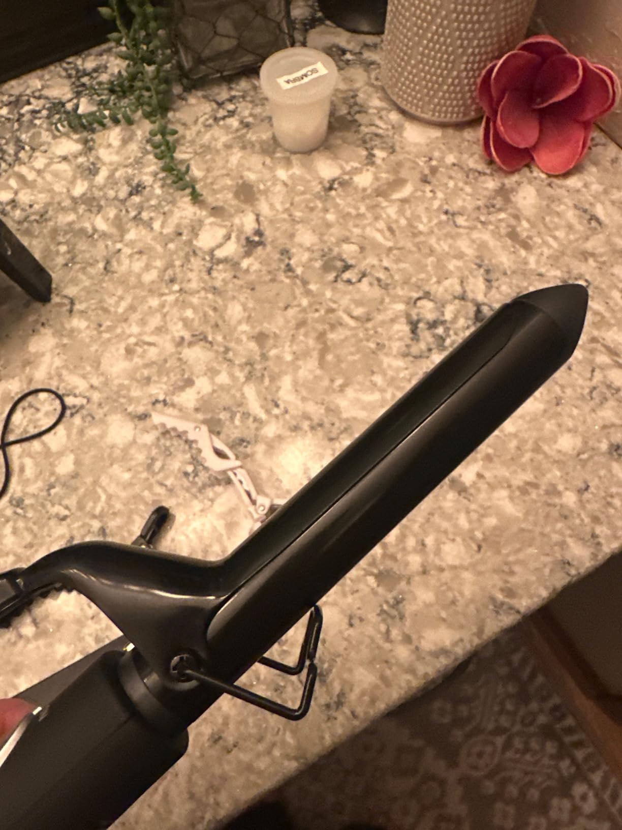 BaByliss Pro Spring Curling Iron, Porcelain Ceramic Professional For Multiple Hair Types, Reaches 430 Degrees for Loose Long Lasting Curls customer photo 1