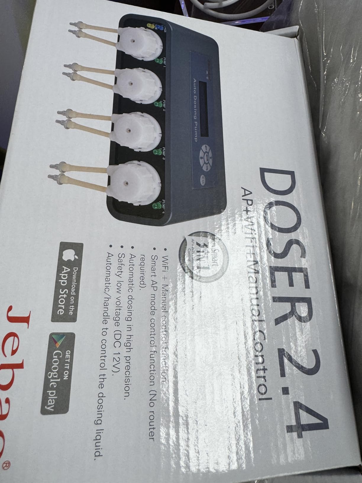 Jebao Doser 2.4 WIFI 4-Channel Auto Dosing Pump for Saltwater Reef Aquarium customer photo 2