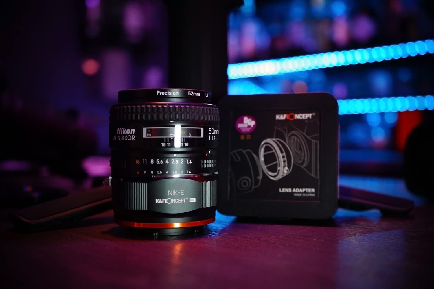 K&F Concept Lens Mount Adapter Compatible with Nikon AI Nikkor F Mount Lens to NEX Mount Camera for Sony A6000 A6400 A7II A5100 A7 A7RIII customer photo 1