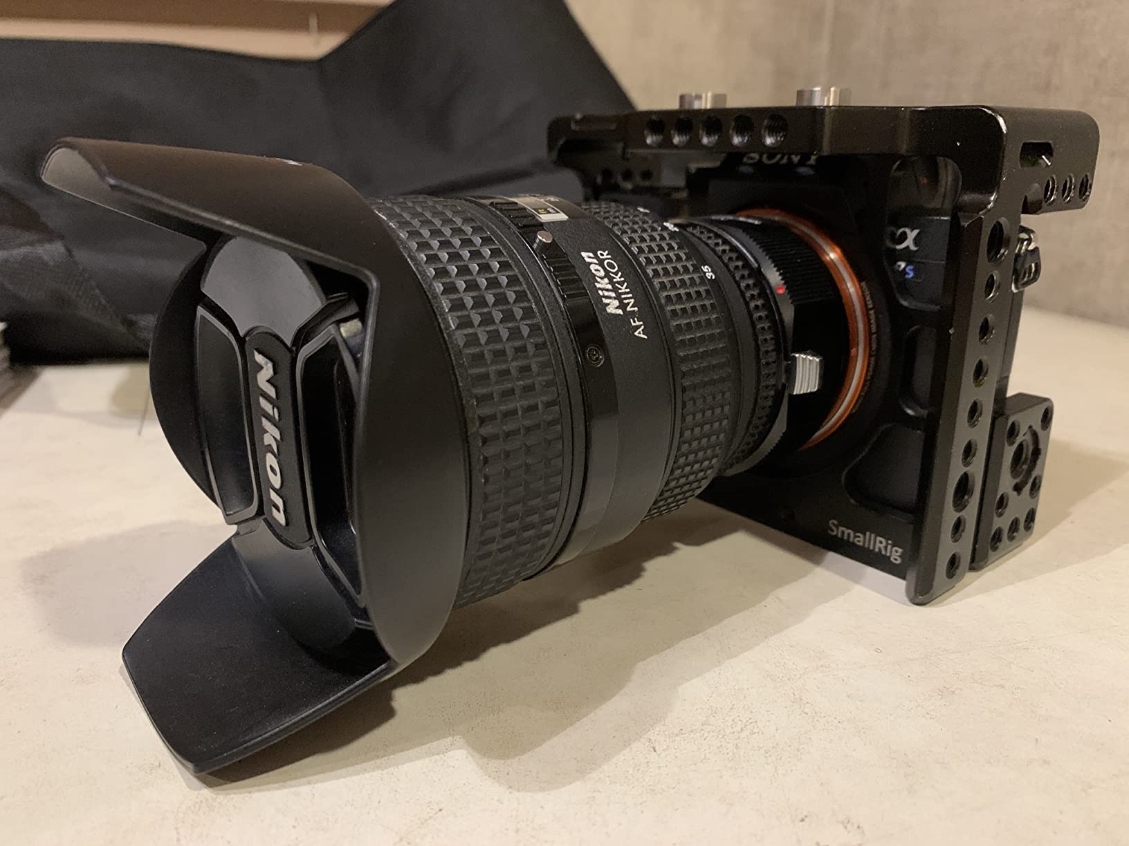 K&F Concept Lens Mount Adapter Compatible with Nikon AI Nikkor F Mount Lens to NEX Mount Camera for Sony A6000 A6400 A7II A5100 A7 A7RIII customer photo 2