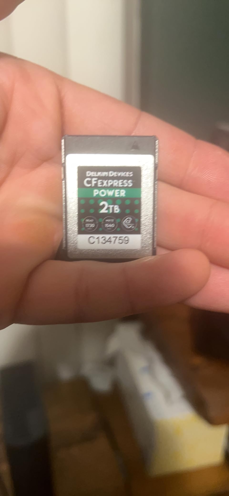Delkin Devices 128GB Power CFexpress Type B Memory Card (DCFX1-128) customer photo 2