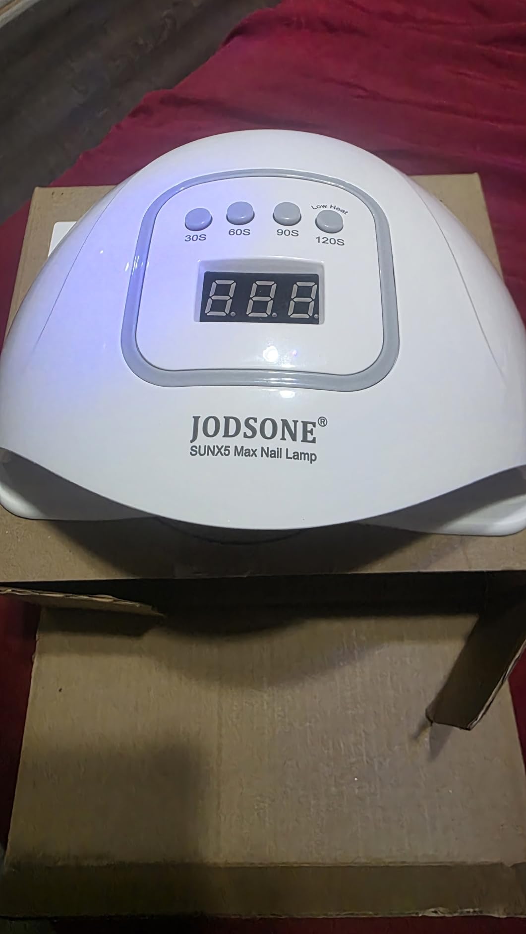 JODSONE UV LED Nail Lamp, Nail Dryer for Gel Polish, Led Light with Automatic Sensor & 4 Timers customer photo 2