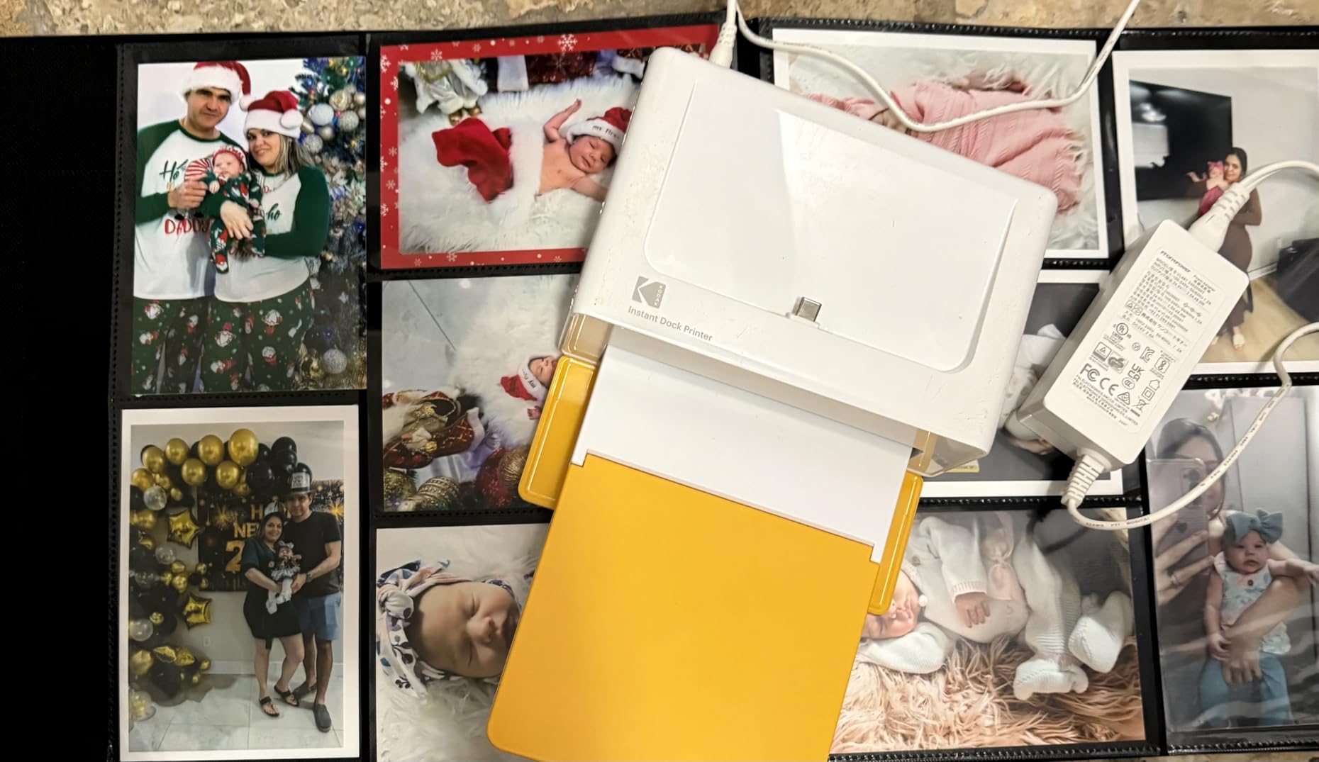 KODAK Dock Plus 4x6'' Photo Printer, 50 Sheets, Docking & Bluetooth Smartphone Printer for iPhone & Android, Instant Color Prints, 4PASS Dye Sublimation customer photo 2