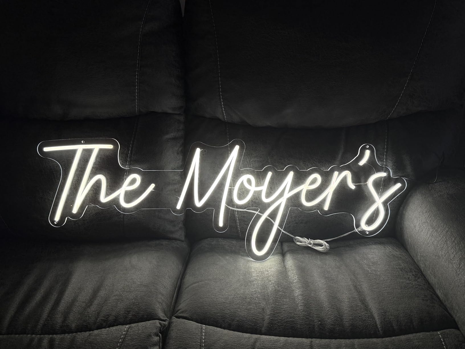 LC Sign Custom Neon Sign, LED Name Signs Customizable for Wedding Events Prom, Personalized LED Neon Light Gifts for Bedroom Wall Decor customer photo 2