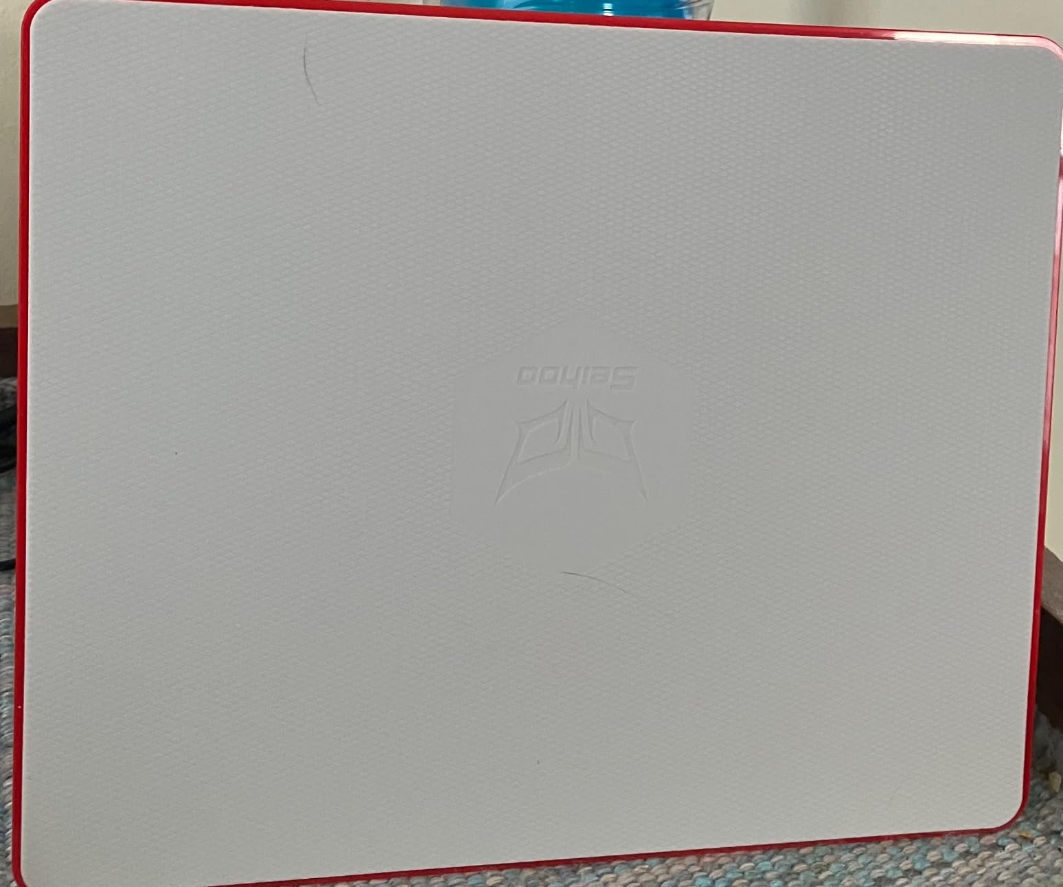 Mouse Pad, Resin Hard Surface Mouse Mat Polymer Silicone Bottom Gaming Mousepad No Smell Waterproof for Games, Office 24 x 20cm (9.5 x 7.8in) customer photo 2