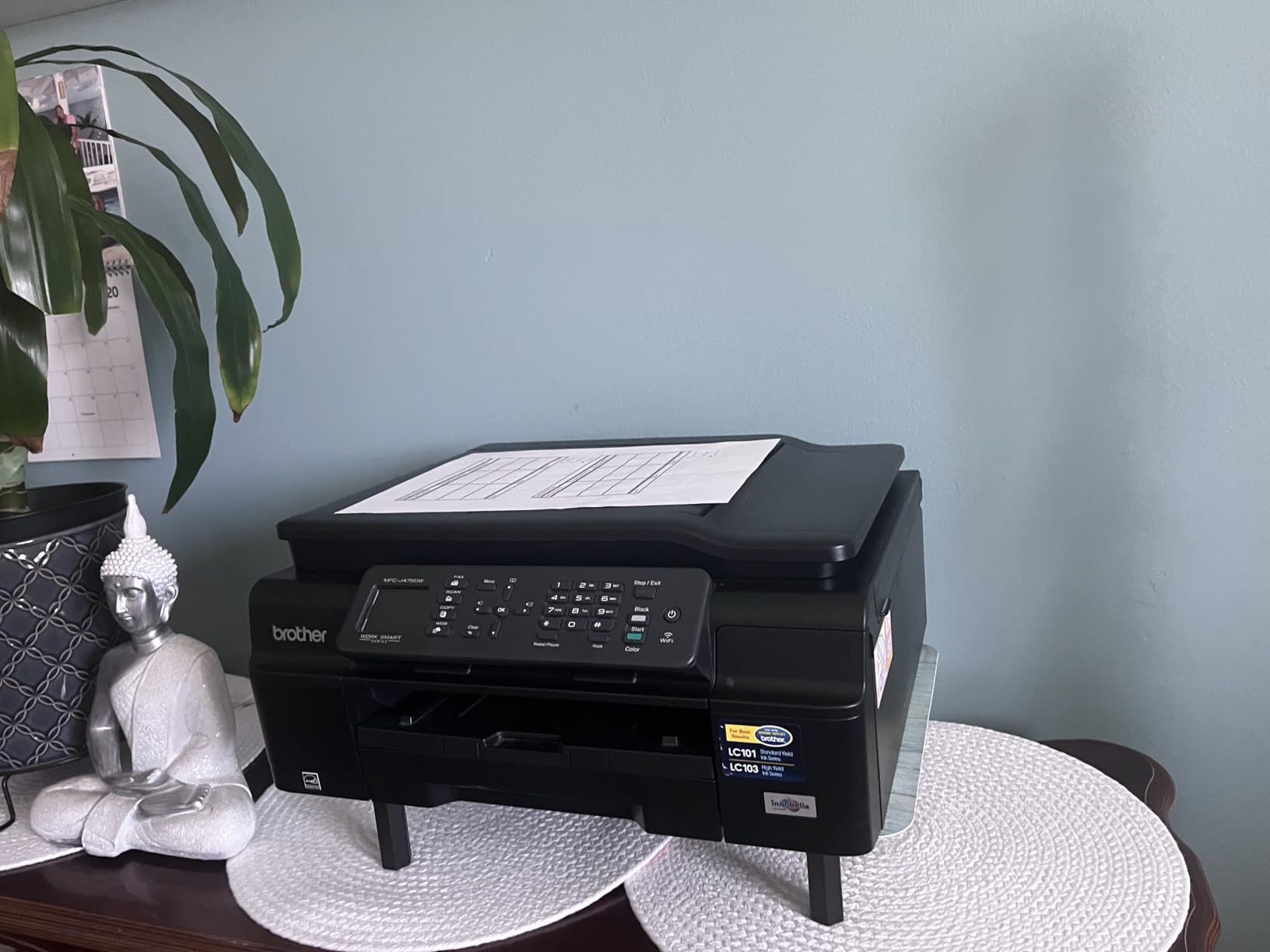 EVOOOMI Back Saver Monitor Stand for Desk - 2 Pack Monitor Riser - Anti-Skid HD Hexagonal Steel Computer Stand - Free Cable Ties - Mesh Metal Computer Item Stand - Printer & iMac customer photo 2