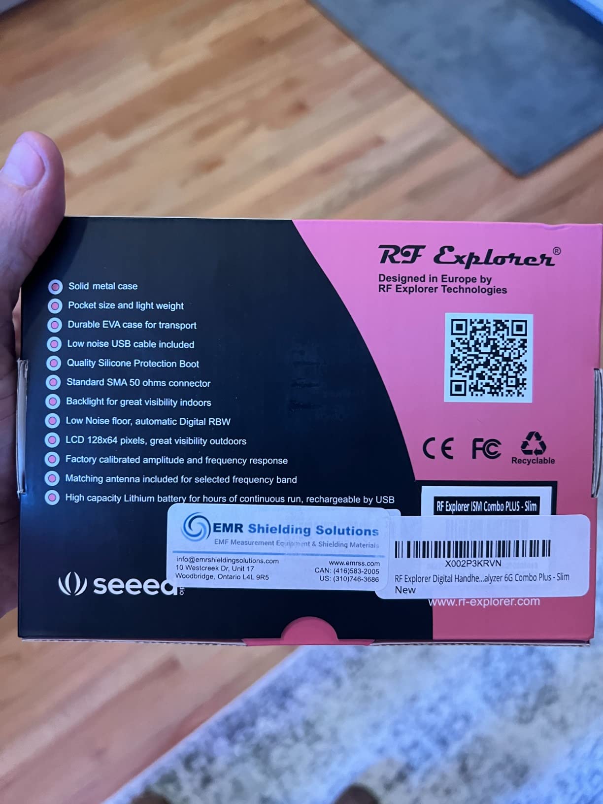 RF Explorer Digital Handheld Spectrum Analyzer 6G Combo Plus - Slim customer photo 2