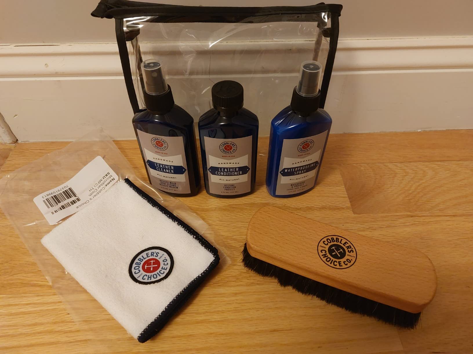 Cobbler's Choice Essential Leather Kit - Premium Shoe Care - All Natural Ingredients - Unbeatable Quality! customer photo 2
