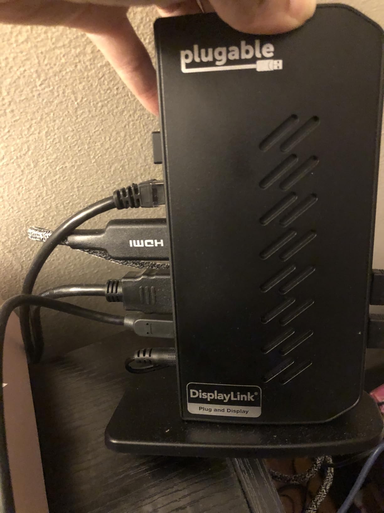 Plugable USB 3.0 and USB-C Universal Laptop Docking Station - DisplayLink, Dual HDMI, Gigabit Ethernet customer photo 2