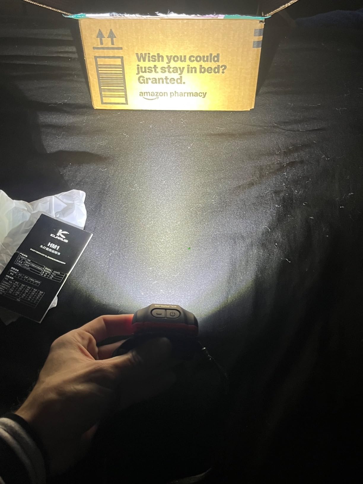 klarus HM1 IPX6 Waterproof Rechargeable Headlamp with Motion Sensor, 70 Hours Long Battery Life, Full Charge in 2.5 Hours, 440 Lumens Consistent Output, Shock and Drop Resistant customer photo 2