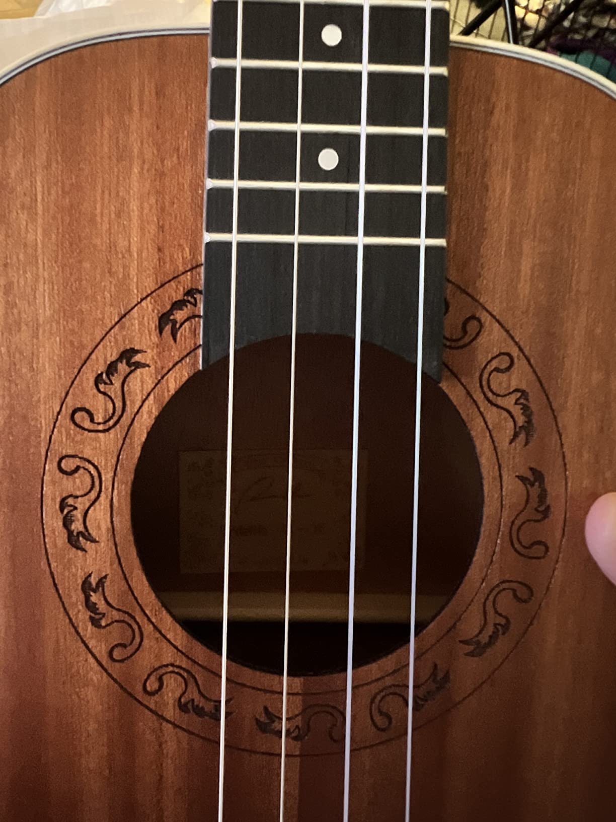 Ranch Baritone Ukulele 30 inch Ukelele Instrument Kit for Beginners Starter Pack Bundle Gig bag, Tuner, Strap, Adjustable Tool Set customer photo 2