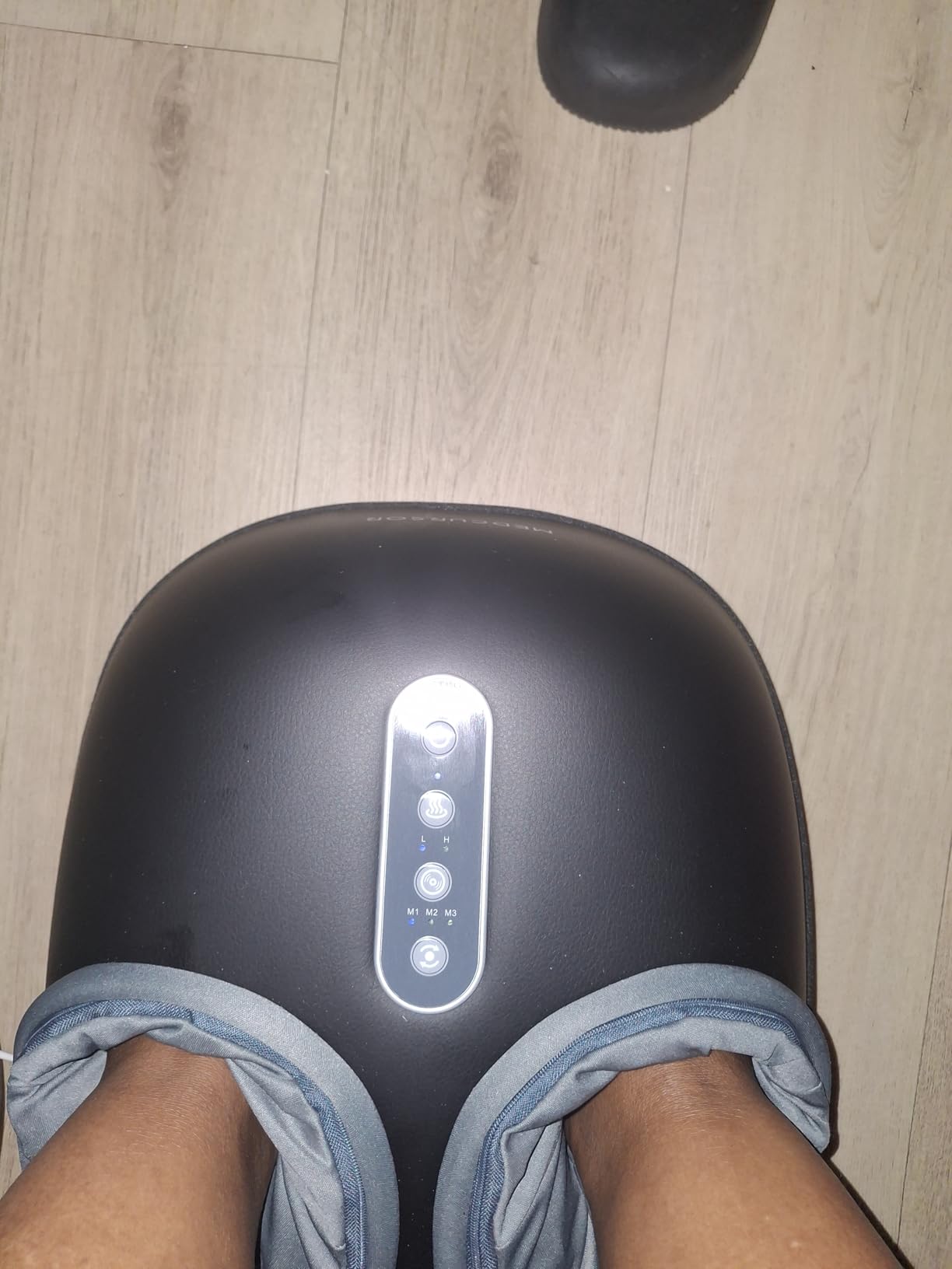 Medcursor Foot Massager with Heat - Shiatsu Feet Massage Machine Delivers Relief for Tired Muscles & Plantar, Deep Kneading Therapy, Multi-Level Settings for Home, Office Use, Size up to 13