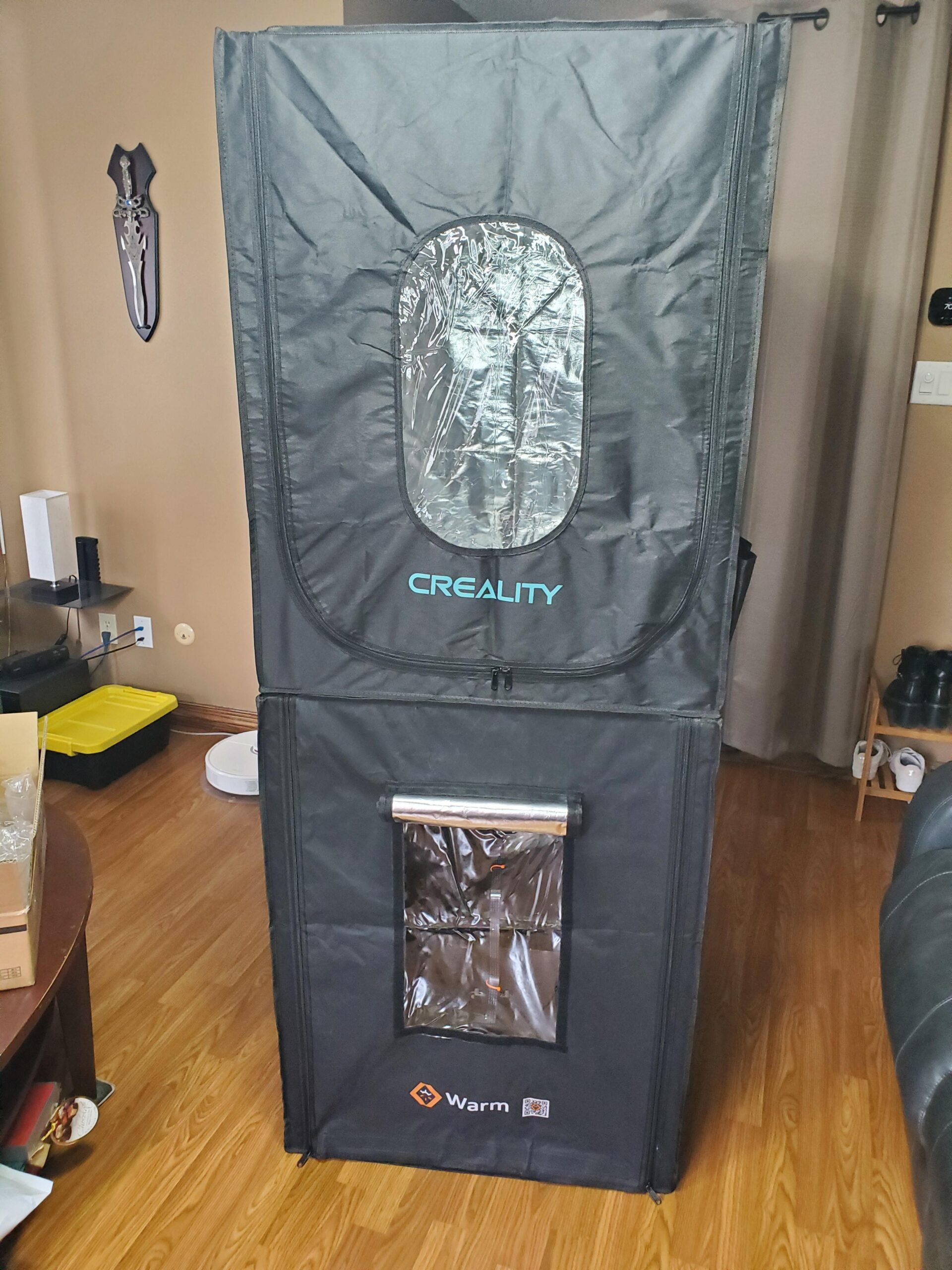 3D Printer Enclosure, Creality Fireproof and Dustproof 3D Printer Enclosure Constant Temperature Protective Cover Room for Ender5/5 pro/5 Plus,CR-10/10S/10S PRO/10MINI,CR-X/CR-20/20PRO- Large customer photo 1