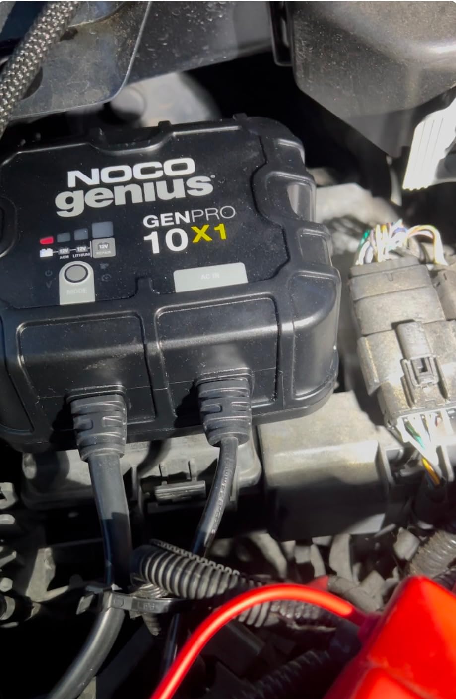 NOCO Genius GENPRO10X1: 1-Bank, 10A Onboard Battery Charger - 10A Per Bank, 12V Waterproof Marine Charger with Overcharge Protection & Temperature Compensation - for Lead-Acid & Lithium Batteries customer photo 2