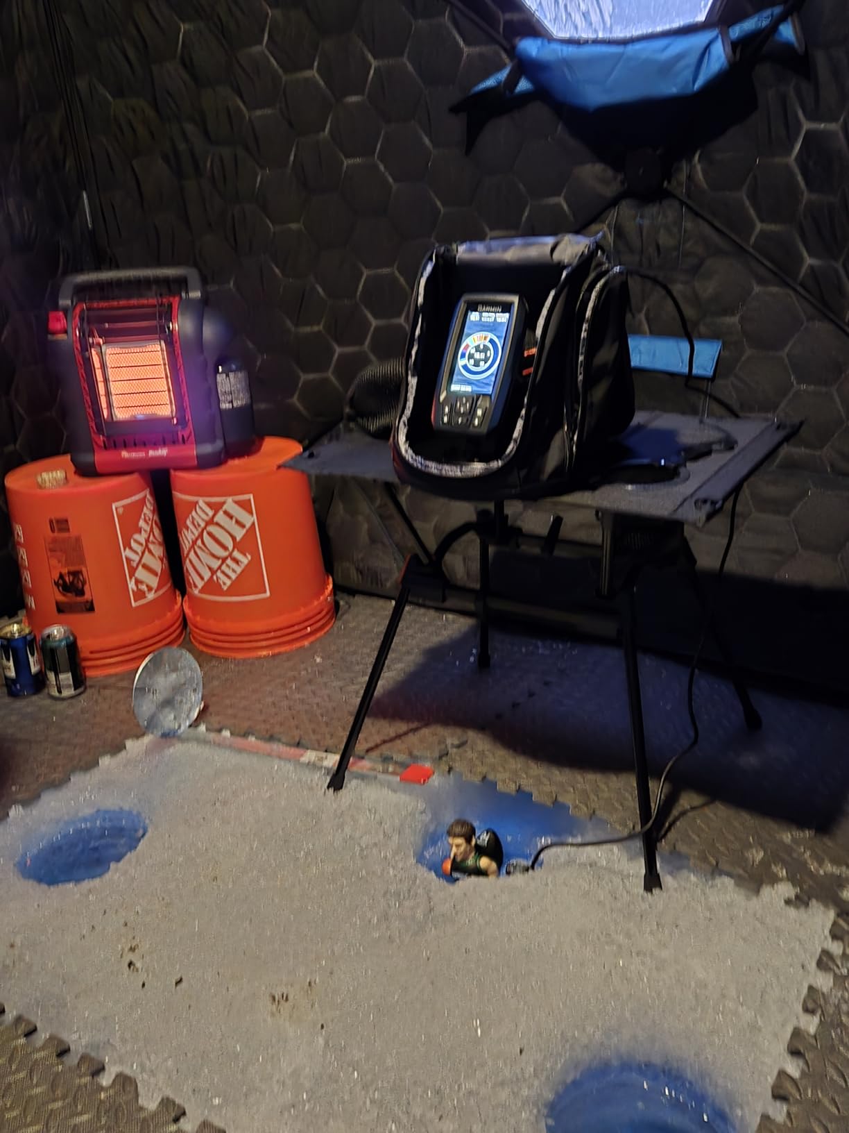 Garmin Striker Plus 4 Ice Fishing Bundle with Dual Beam-IF Transducer customer photo 1