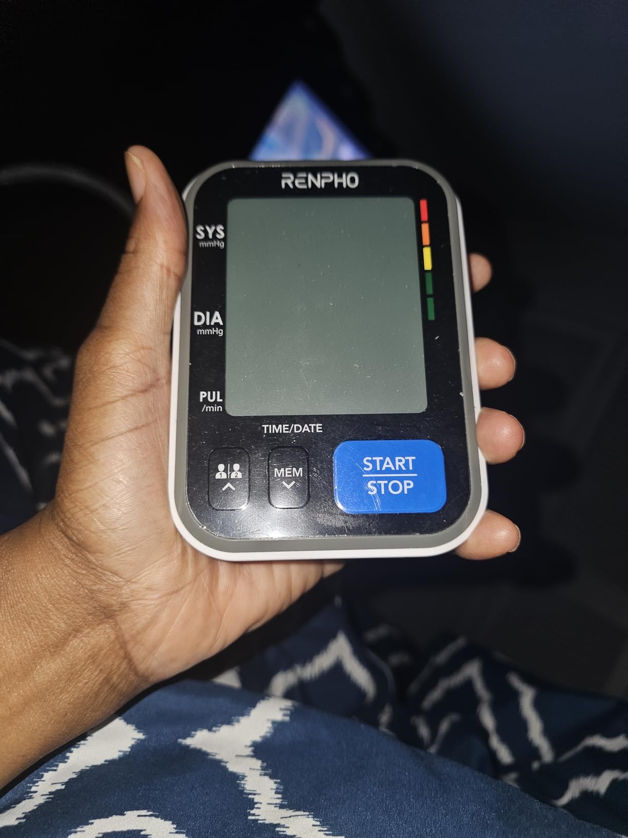 RENPHO Smart Blood Pressure Monitor for Home Use, Bluetooth BP Machine with Wide Range Cuff for Large Size Adult Arms, Multi-Users, Data Storage, Family Supplies customer photo 1
