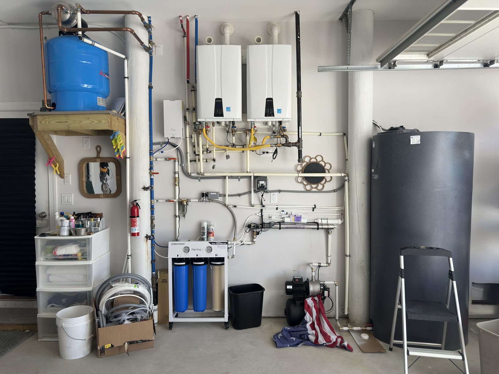 iSpring CRO1000 4-Stage Tankless Commercial Reverse Osmosis Water Filtration System, 1000 GPD High Flow customer photo 1