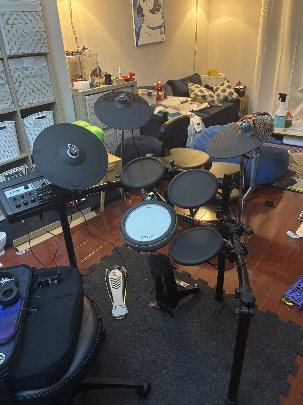 Yamaha DTX6K-X Electronic Drum Set with DTX-PRO Module, 70 Premium Customizable Kits, Kit Modifier Controls, USB Audio/MIDI, Silent Silicone Heads, DTX Touch Sound Editor Smart App customer photo 1