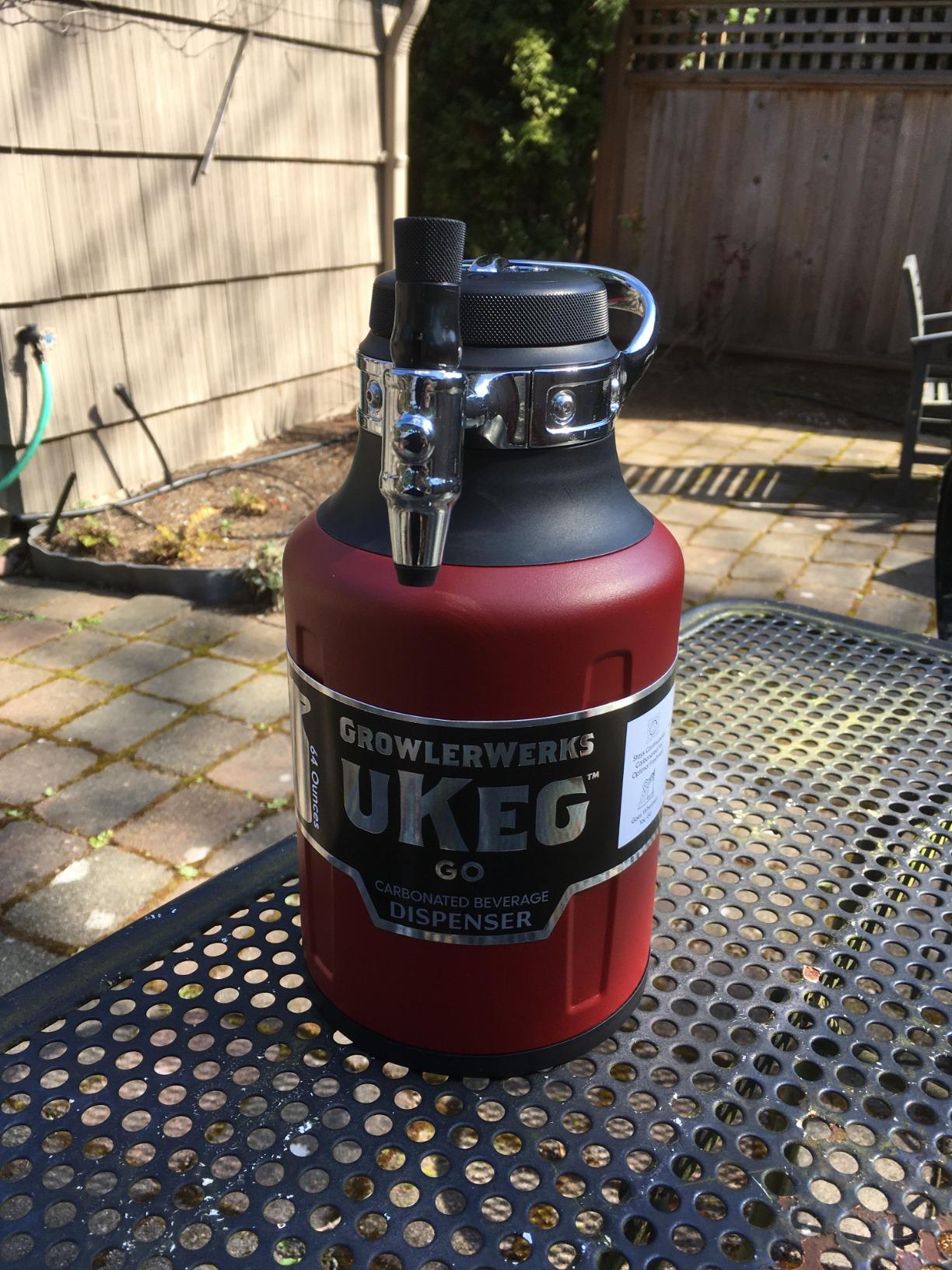 GrowlerWerks uKeg Go Carbonated Growler and Craft Beverage Dispenser for Beer, Soda, Cider, Kombucha and Cocktails customer photo 1