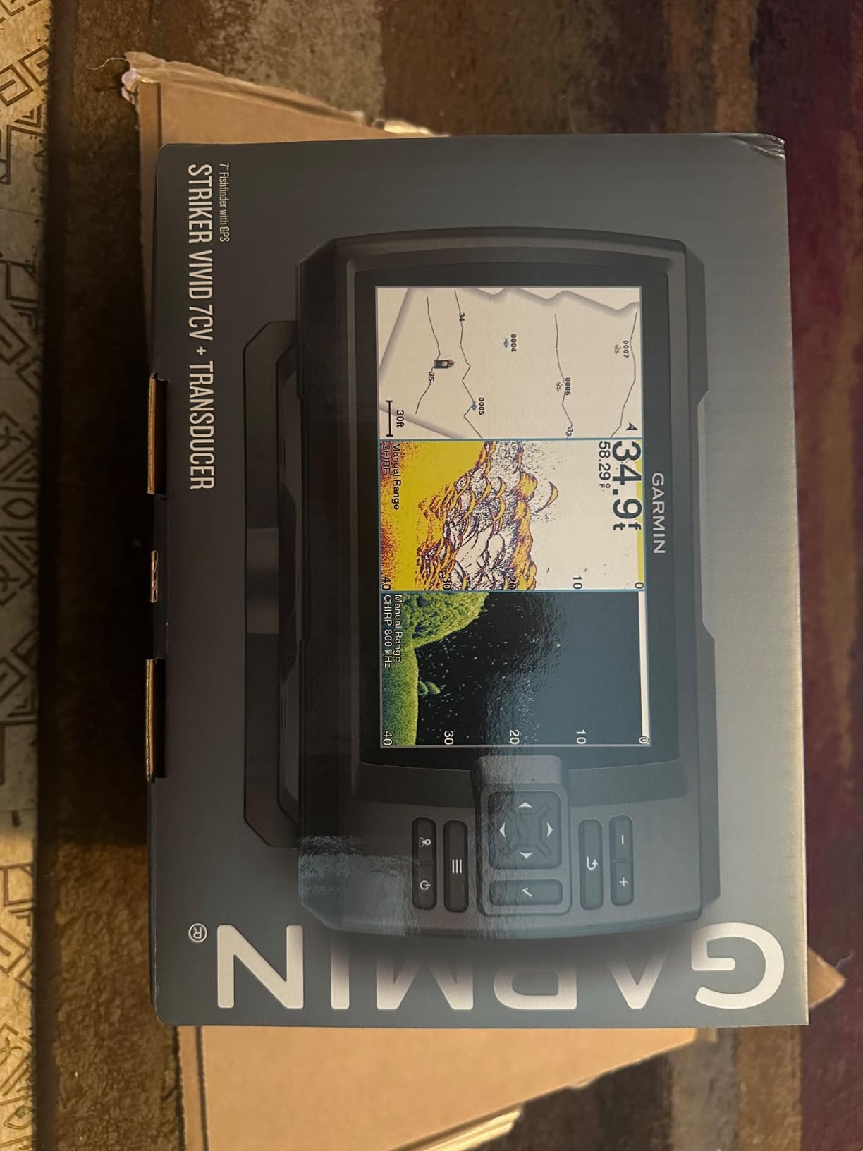 Garmin Striker Vivid 7cv, U.S. with GT20-TM Transducer - 7-inch Color Fishfinder customer photo 2