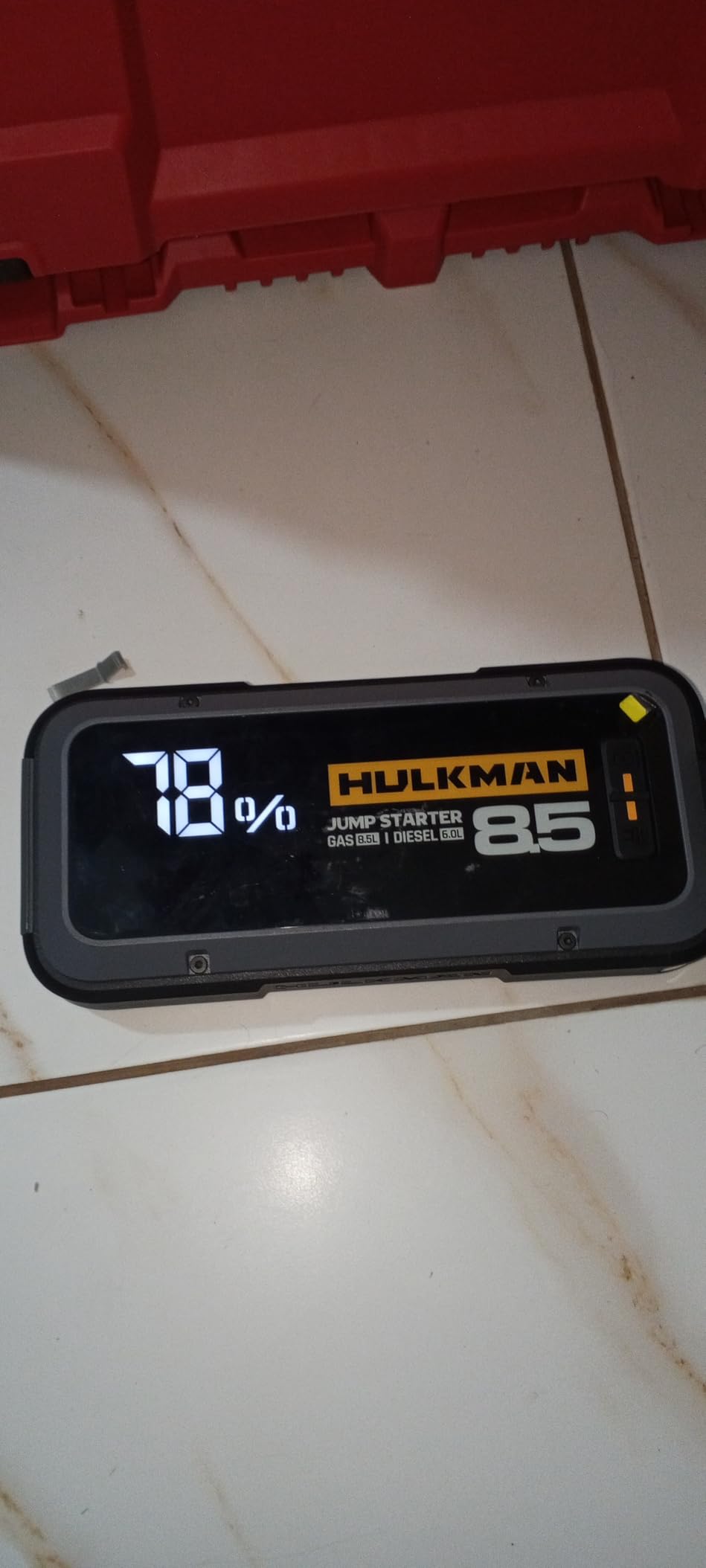 Hulkman Alpha85,Space Gray,2000A 74Wh Smart Jump Starter,12V Portable Car Battery Booster with 3.3