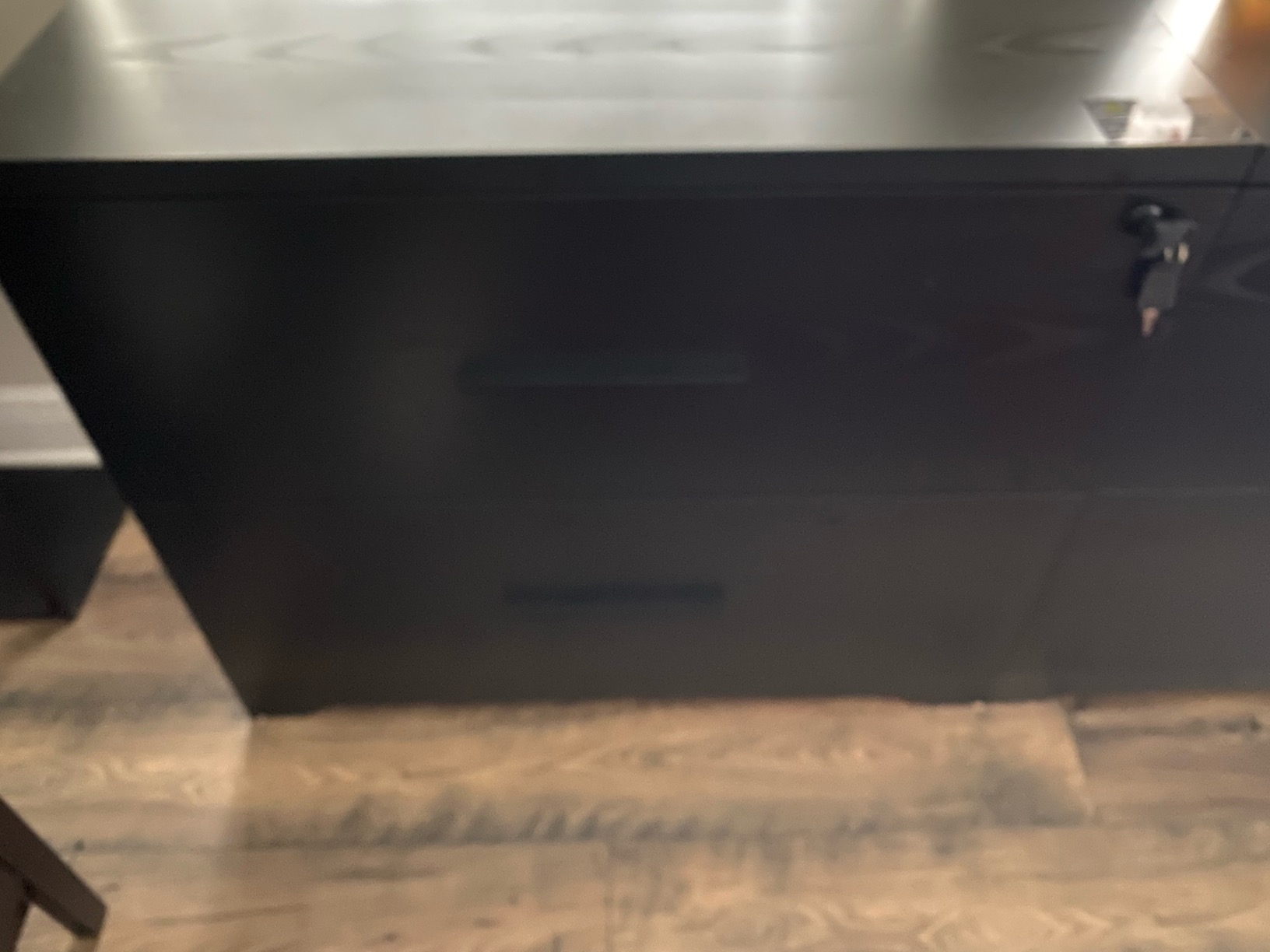 DEVAISE 2-Drawer Wood Lateral File Cabinet with Lock for Home Office, Black customer photo 1