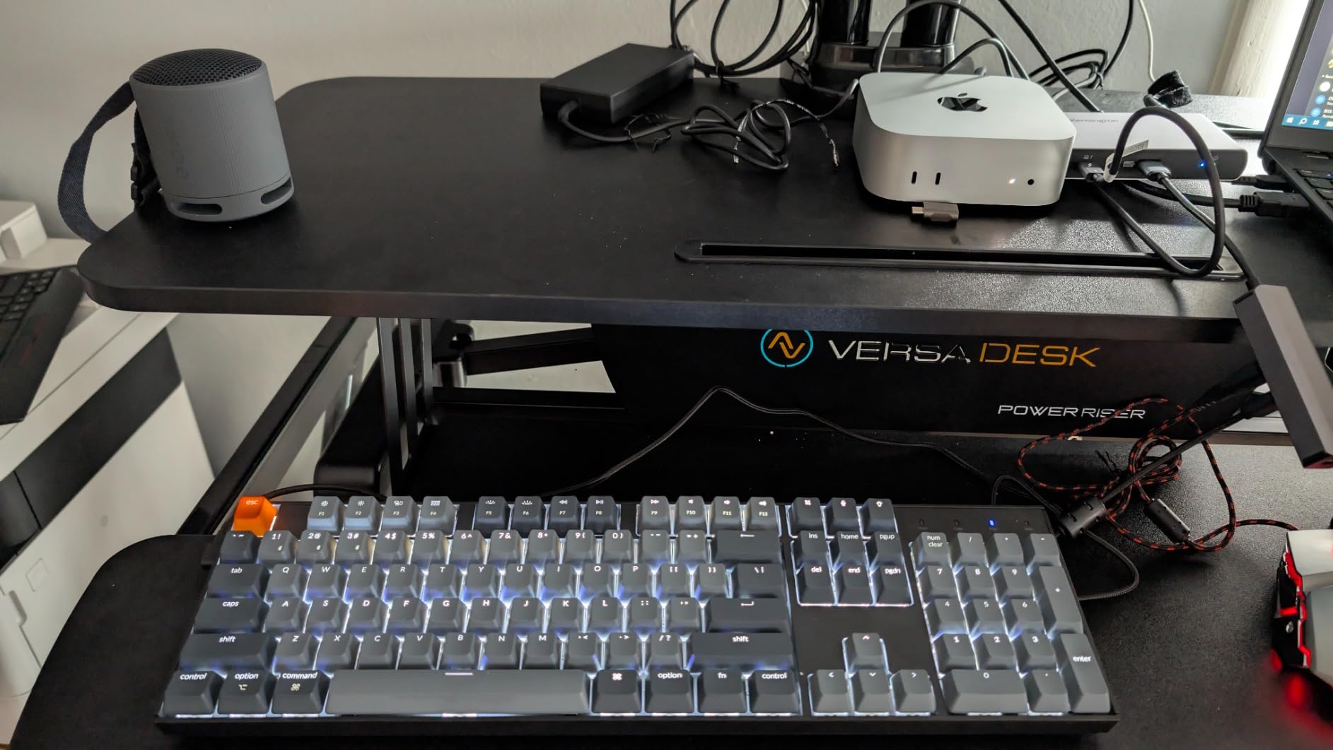 Keychron K10 Full Size 104 Keys Bluetooth Wireless Mechanical Gaming Keyboard for Mac Windows with Keychron Super Brown Switch, Multitasking/White LED Backlight/USB C Wired Computer Keyboard customer photo 2