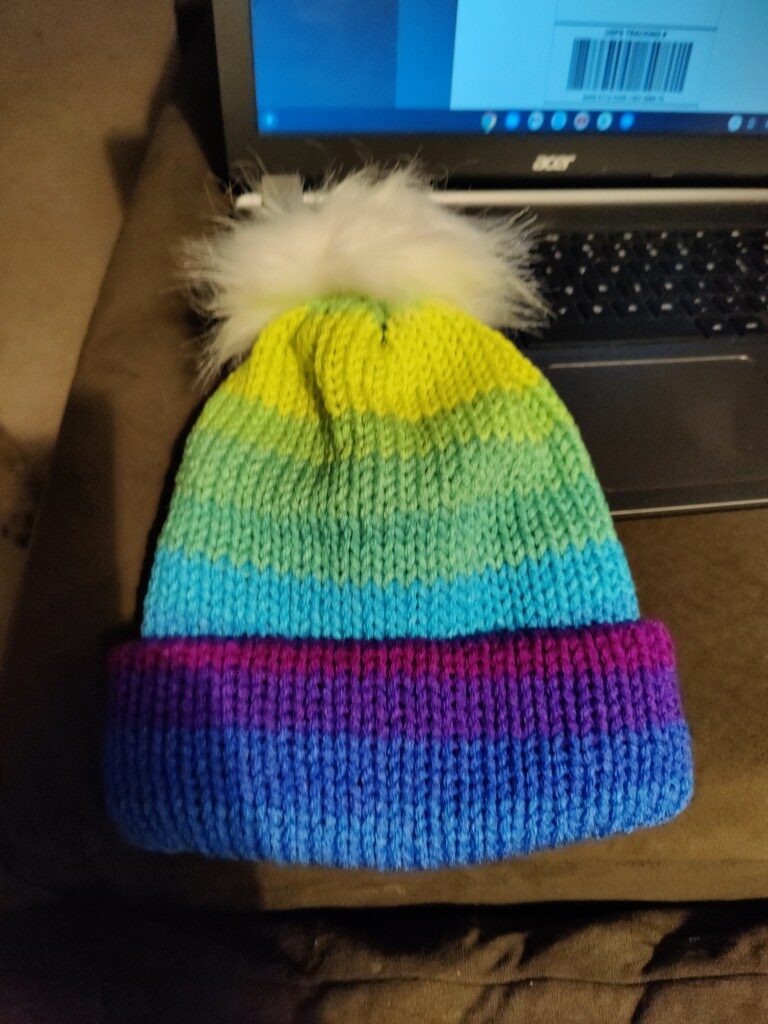 SENTRO Knitting Machine 48 Needles, Smart Weaving Loom with Row Counter, DIY Rotating Double Loom for Adults and Kids customer photo 2