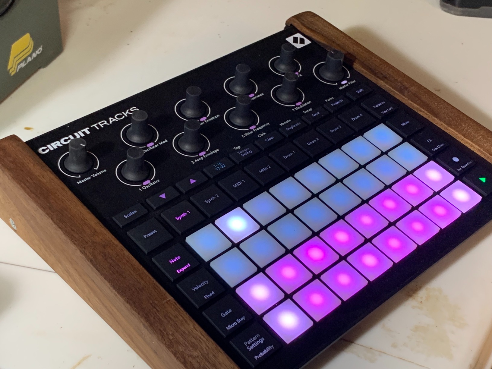 Novation Circuit Tracks: Groovebox sequencer with synth engines, MIDI control, and drum patterns for electronic music making customer photo 2