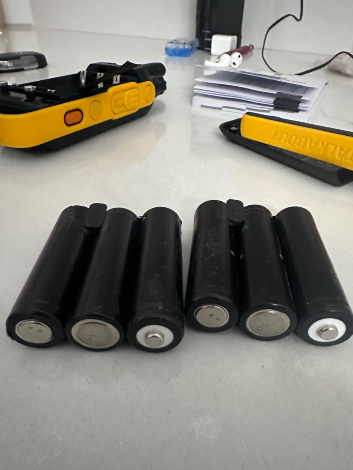 Motorola T470 Talkabout Two Way Radios, Long Range Emergency Rechargeable Waterproof Walkie Talkies 22 Channel, 35 Mile outdoor Black Yellow, 2 Pack customer photo 1