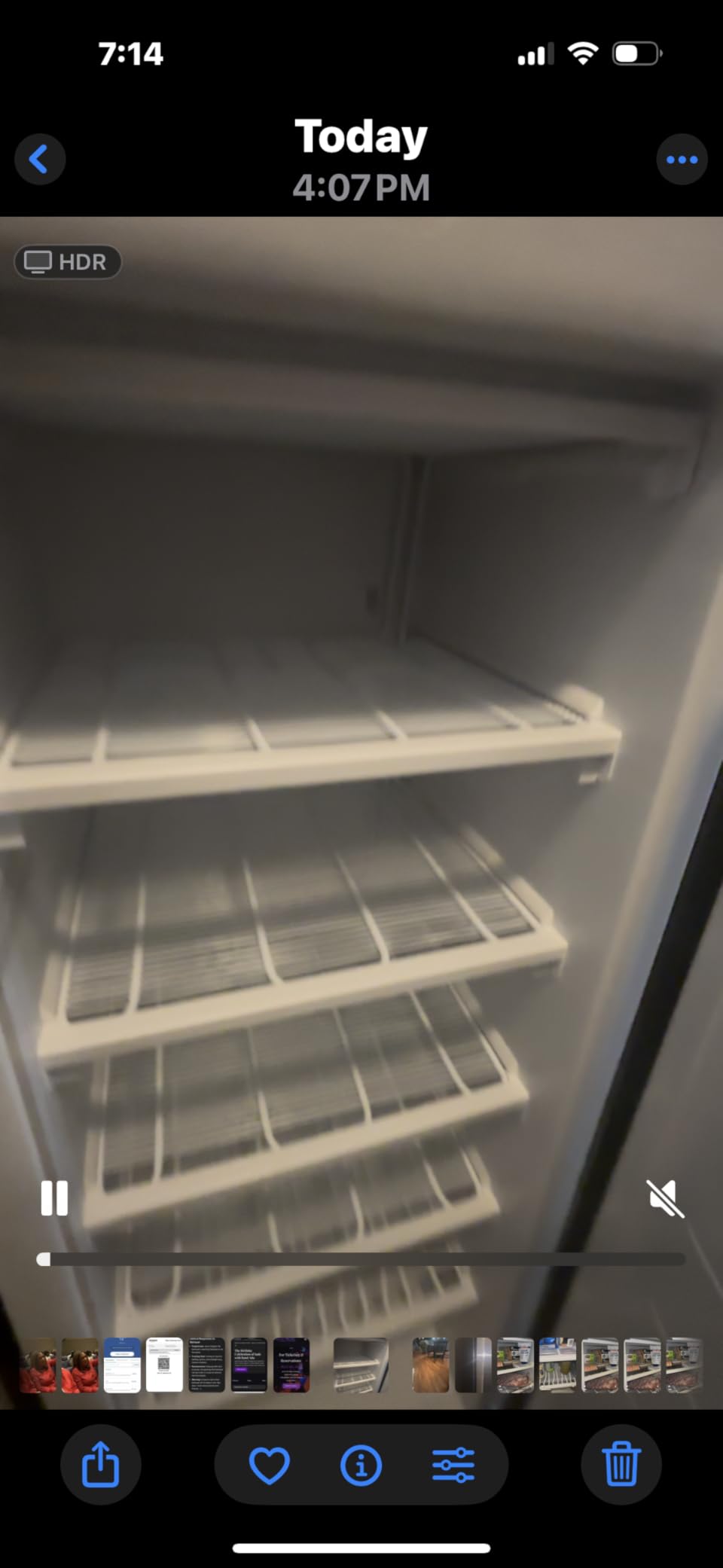 Frigidaire Upright Freezer, 6.5 cu. ft., Deep Freeze, Vinyl Coated Metal with Wire Shelving, Compact for Kitchen, RV, Dorm, Cabin, and Trailer, Platinum Design Series, Silver - 21D x 23W x 56H customer photo 1