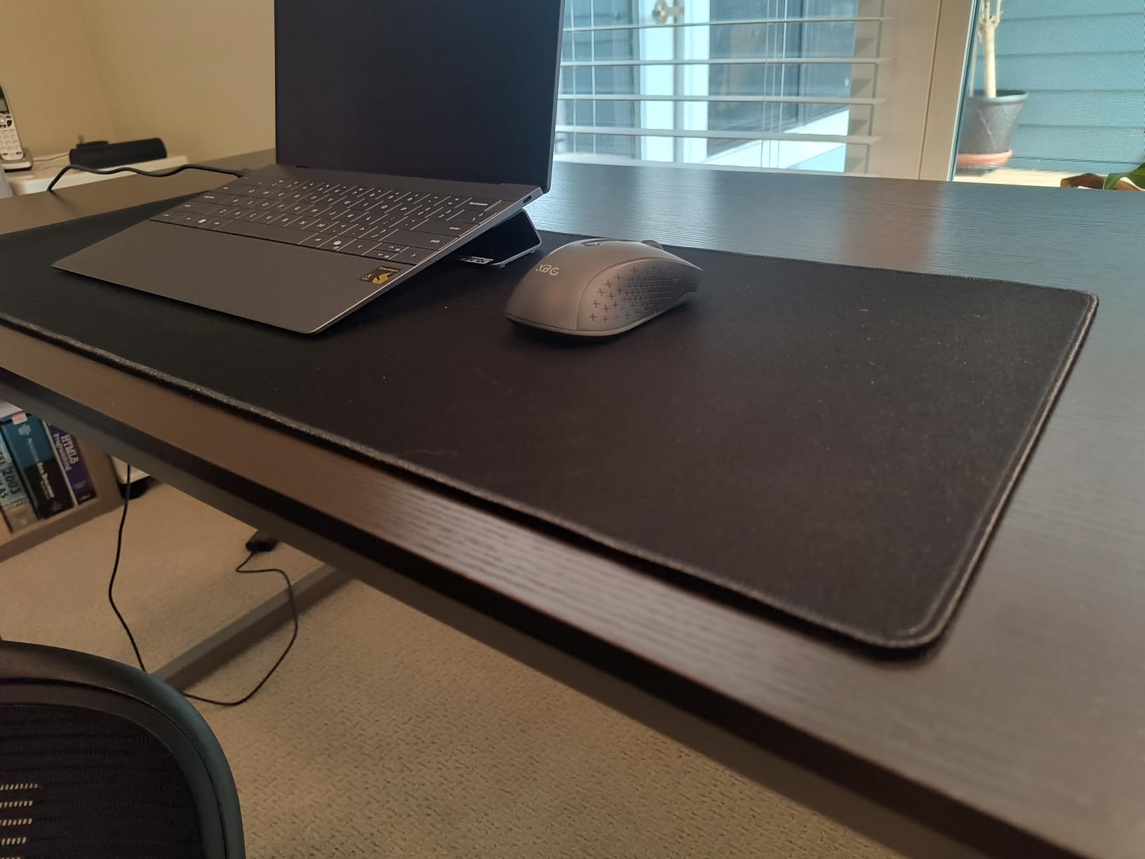 KTRIO RGB Large Gaming Mouse Pad Desk Mat, Superior Micro-Weave Cloth for Precise Mouse Control, Non-Slip Rubber Base, Stitched Edges, Water-Resistant, for Gamer, Office & Home, 31.5 x 11.8 in customer photo 1