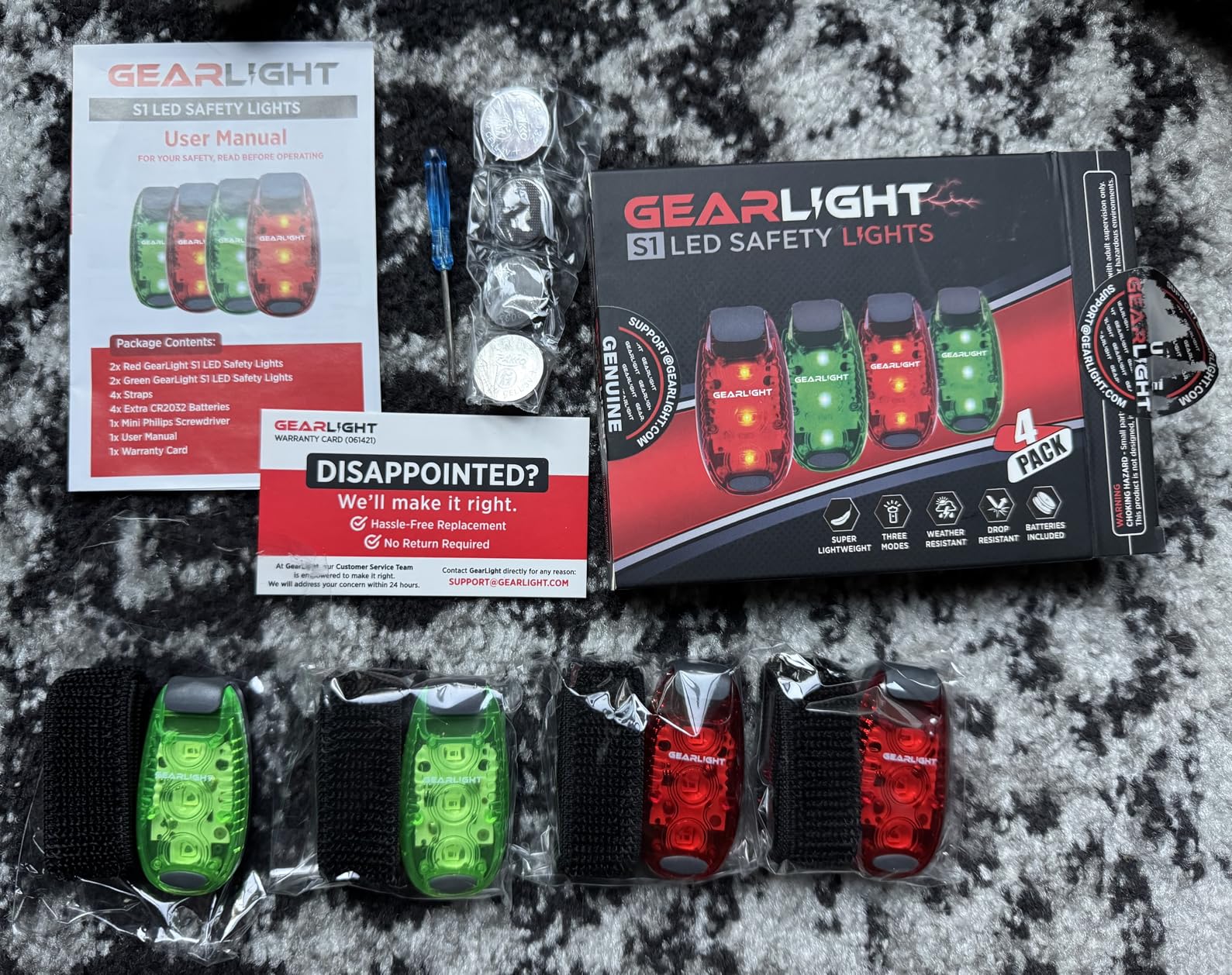 Bike Lights for Night Riding, USB Rechargeable Front and Back Lights, LED Bicycle Headlight and Tail Light Set, Water Resistant Bike Lights Rechargeable for Mountain Bikes, Kids Bike Light, MTB Light customer photo 1