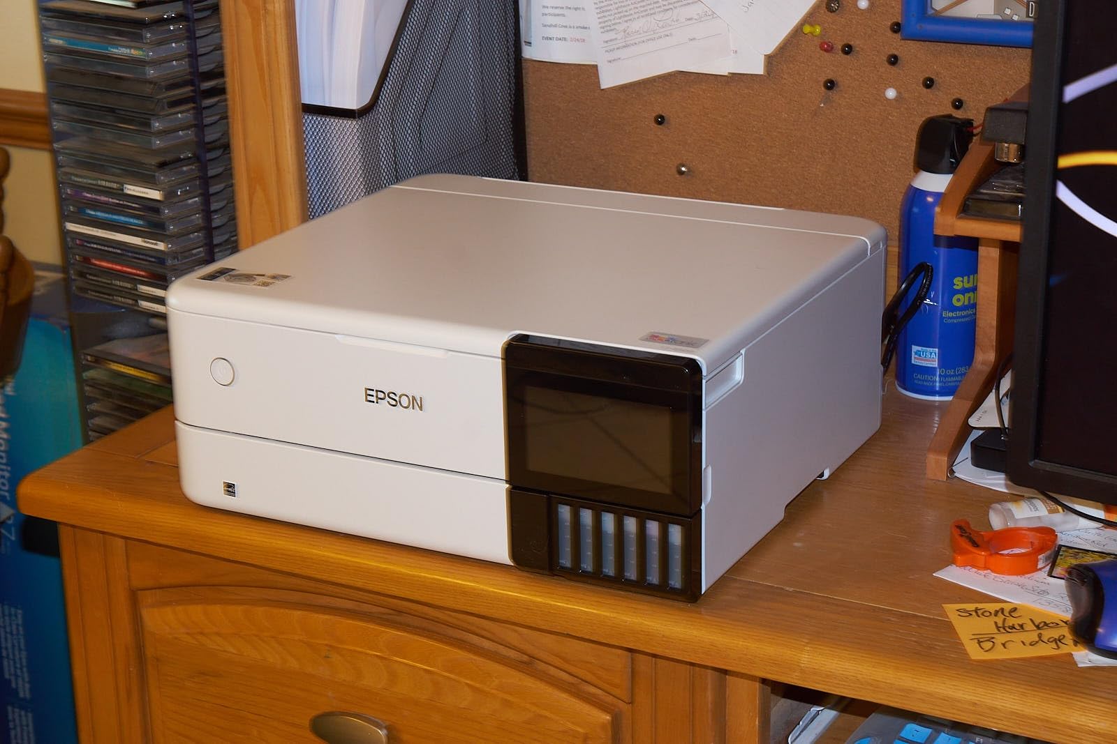 EcoTank Photo ET-8500 Wireless Color All-in-One Supertank Printer with Scanner Copier, Ethernet and 4.3-inch Color Touchscreen customer photo 2