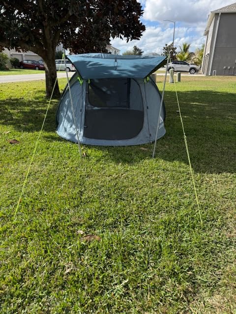 4 Person Easy Pop Up Tent Waterproof Automatic Setup 2 Doors - Instant Family Tents for Camping Hiking & Traveling customer photo 2