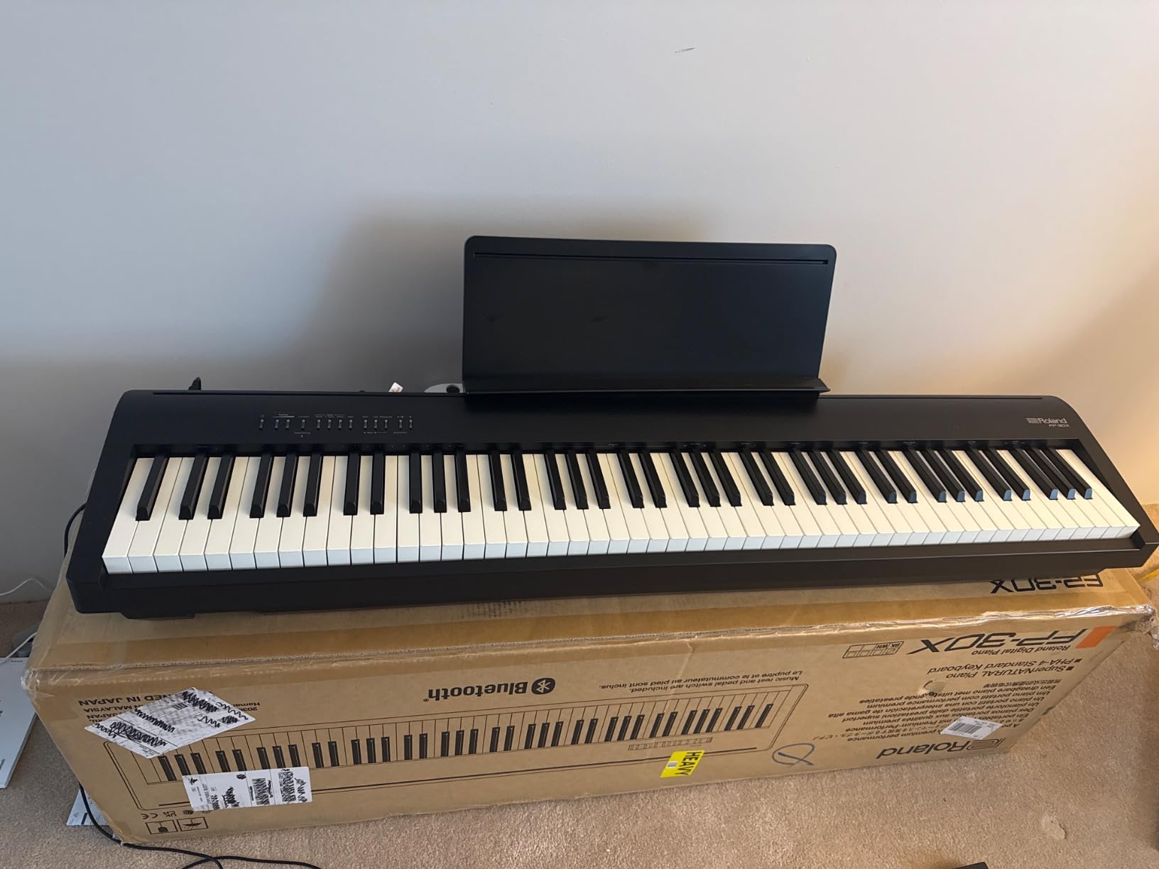 Roland FP-30X 88-Note Digital Piano with Rich Tone, Authentic Ivory-Feel, Built-In Speakers, Bluetooth & MIDI customer photo 1