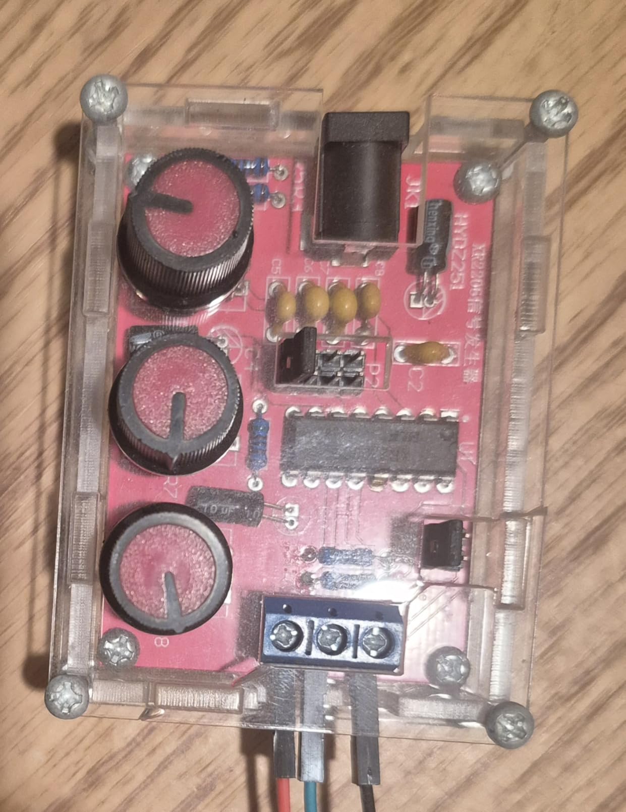 Signal Generator Kit, XR2206 Precise Function Signal Generator Frequency Module DIY Kit Sine Triangle Square Output Adjustable 1Hz-1MHz, 9-12V Direct Current Input customer photo 1