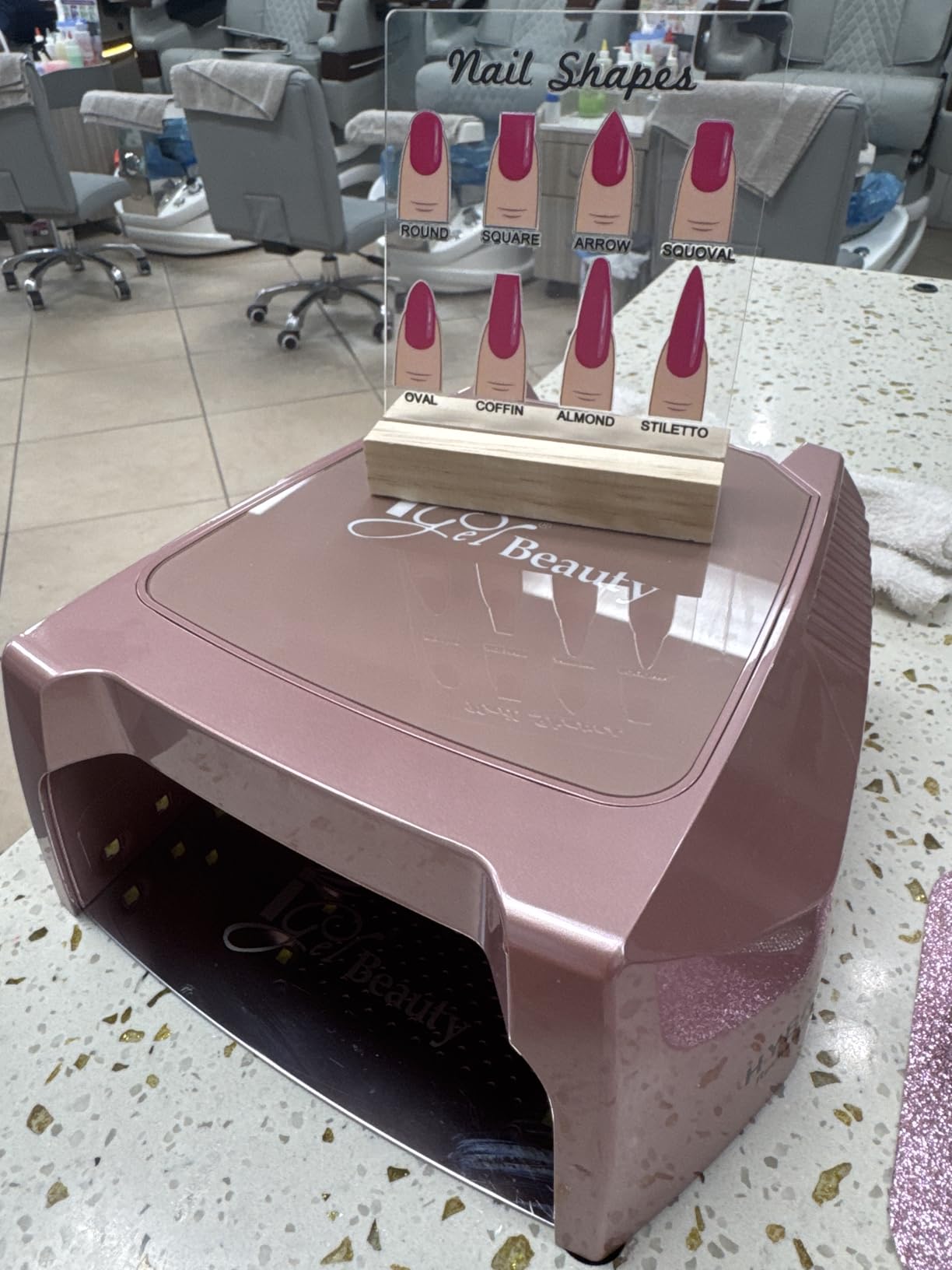 iGel Beauty Hybrid PRO 2.0 UV/LED Nail Lamp - 48W Wireless Rechargeable Nail Dryer, Full Hand Curing, Smart Motion Sensor, Removable Tray customer photo 1