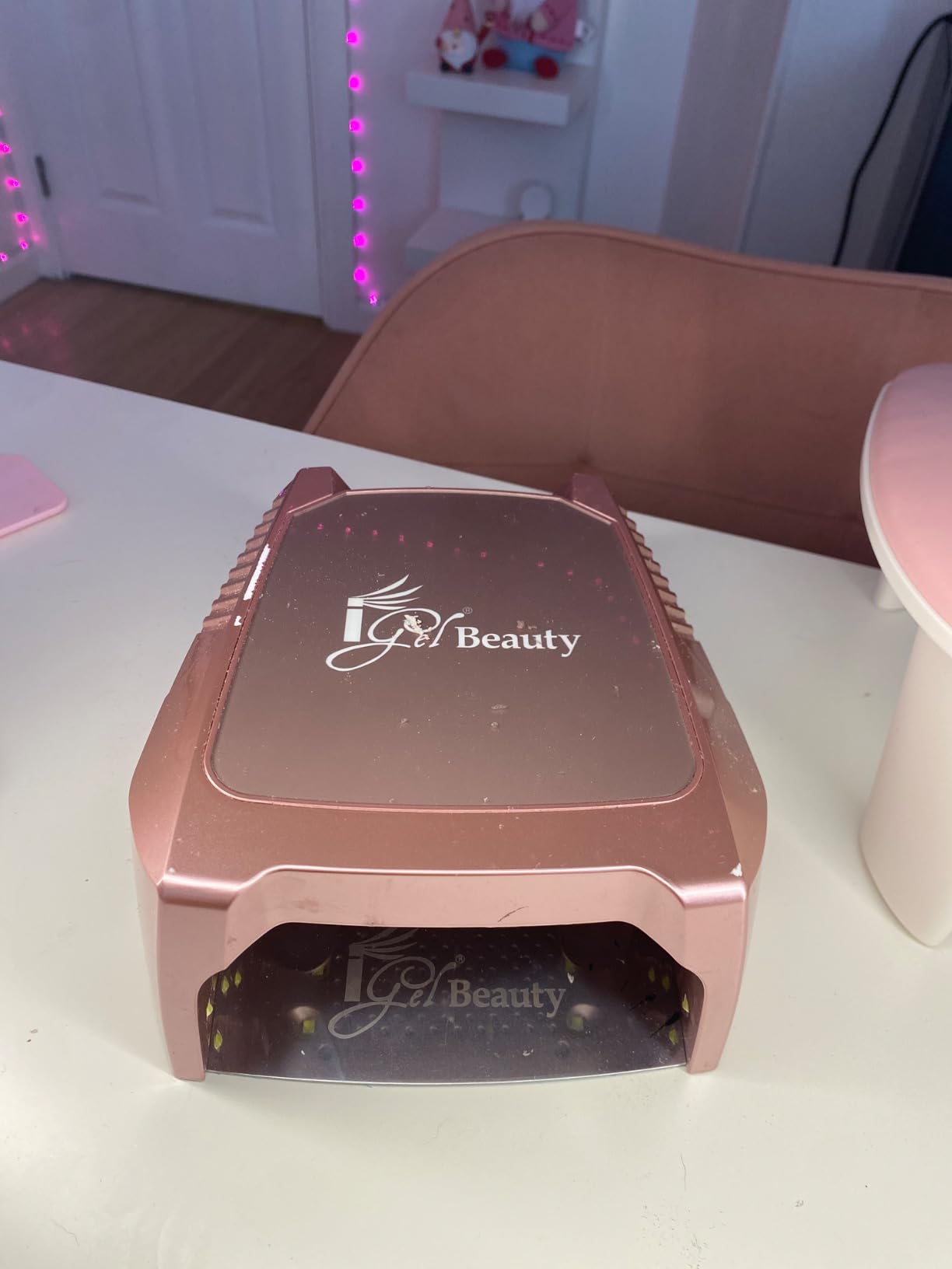 iGel Beauty Hybrid PRO 2.0 UV/LED Nail Lamp - 48W Wireless Rechargeable Nail Dryer, Full Hand Curing, Smart Motion Sensor, Removable Tray customer photo 2