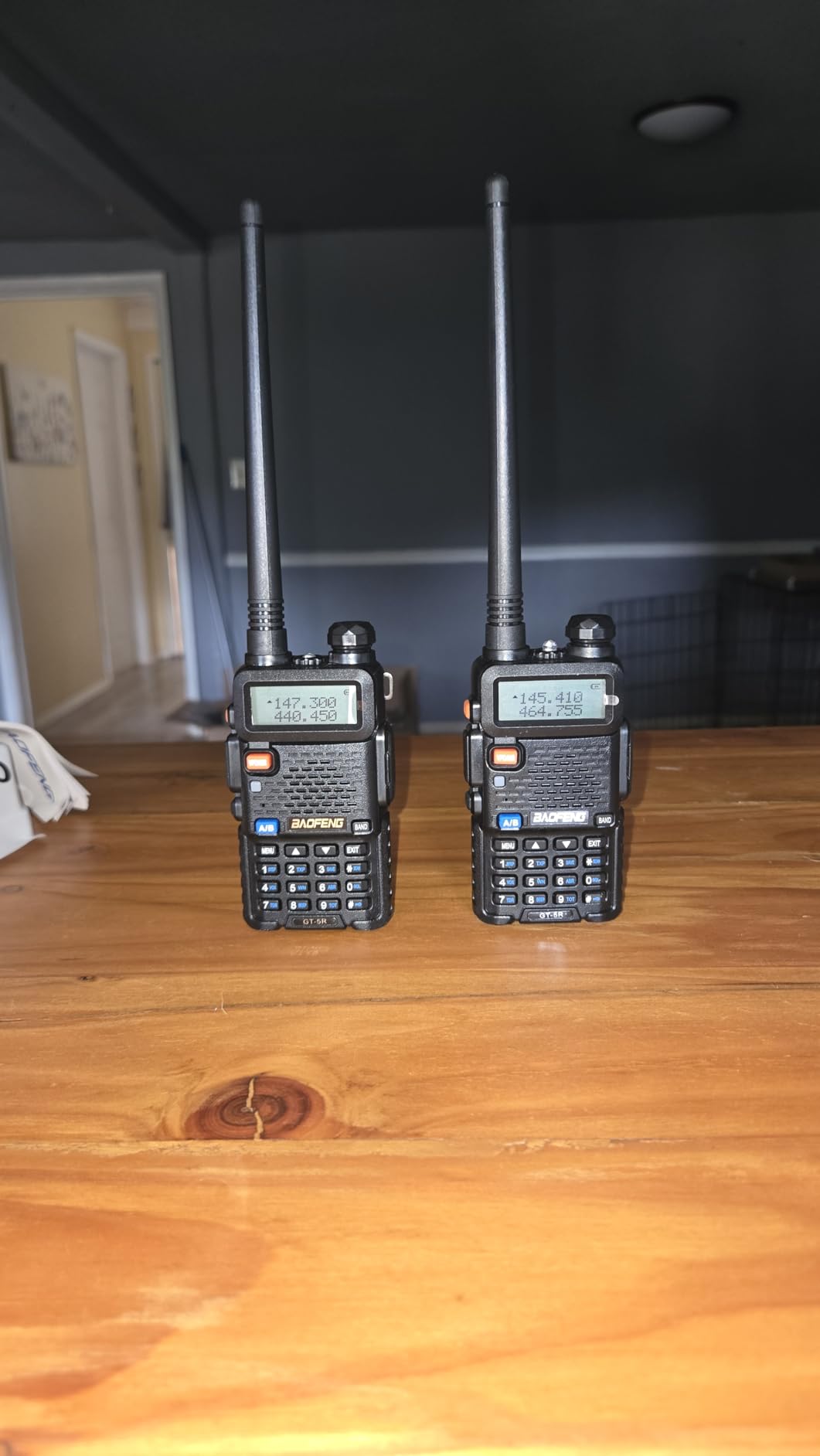 BAOFENG GT-5R Dual Band Two Way Radio, UHF VHF Ham Radio Handheld for Adults, Clean Spurious Emission, with 1800mAh Battery, Earpiece, 128CH, VOX, FM, Chirp Compatible customer photo 1