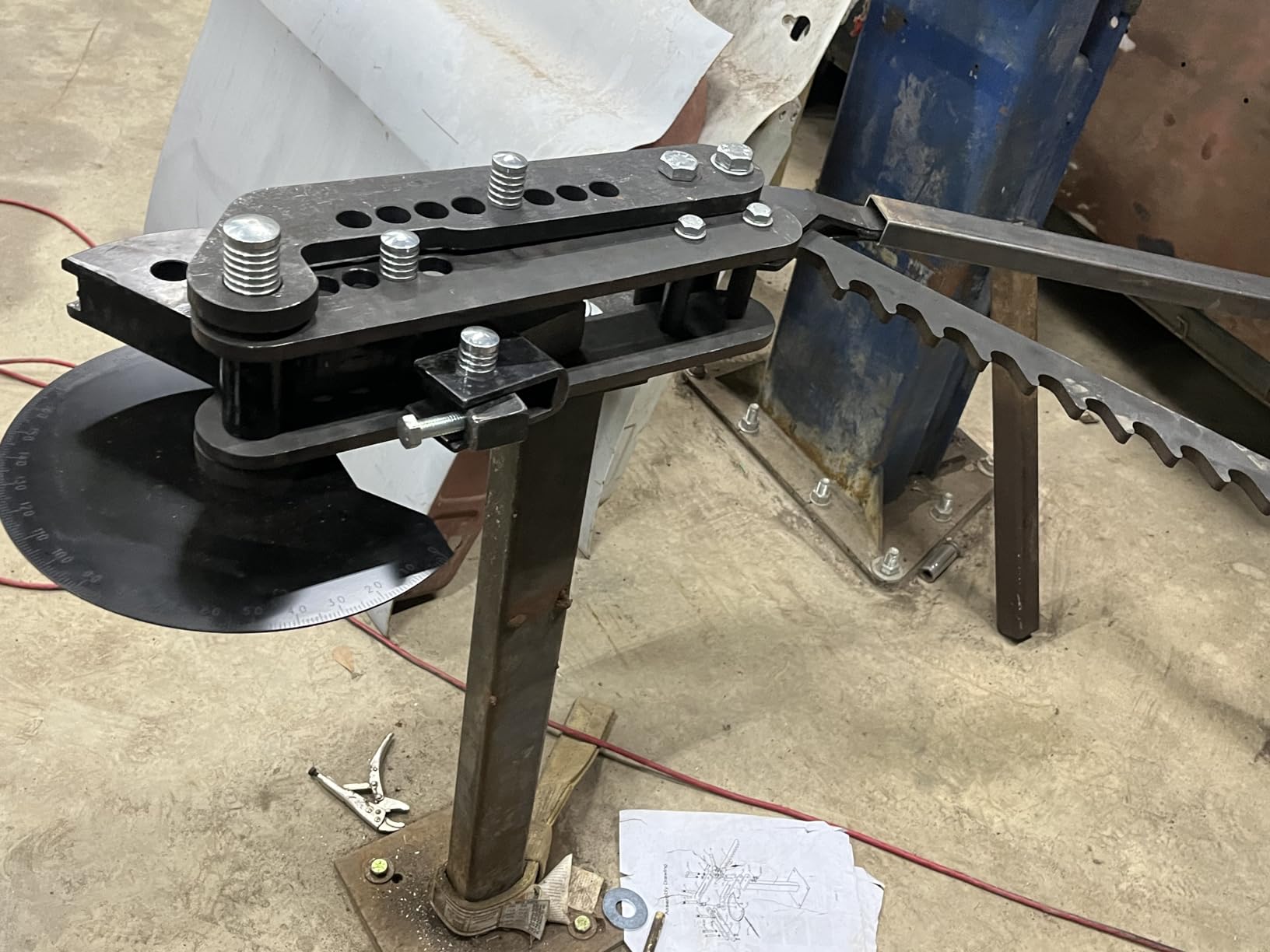 ECOTRIC Tube and Pipe Bender Black Oxide Coating Steel Manual Hand Bender Tubing Tube Bender Pipe Bender Replace for WFB2 customer photo 1