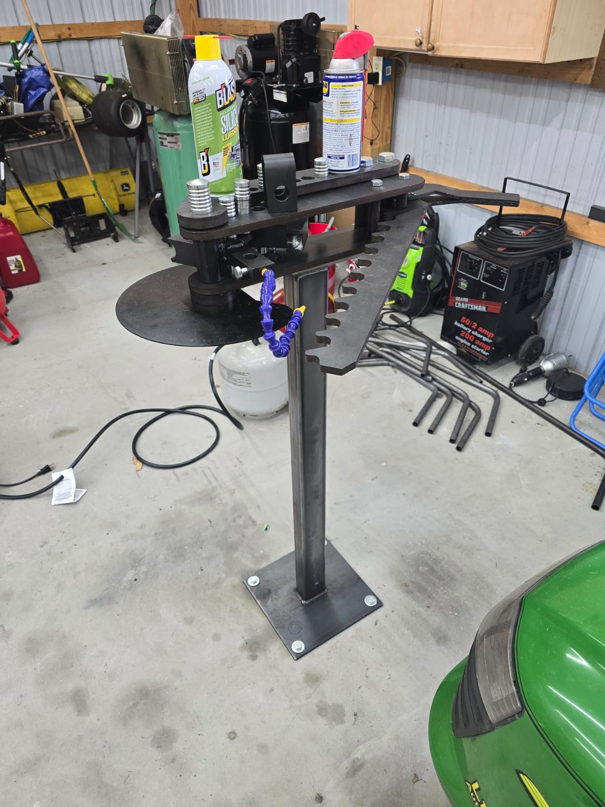 ECOTRIC Tube and Pipe Bender Black Oxide Coating Steel Manual Hand Bender Tubing Tube Bender Pipe Bender Replace for WFB2 customer photo 2