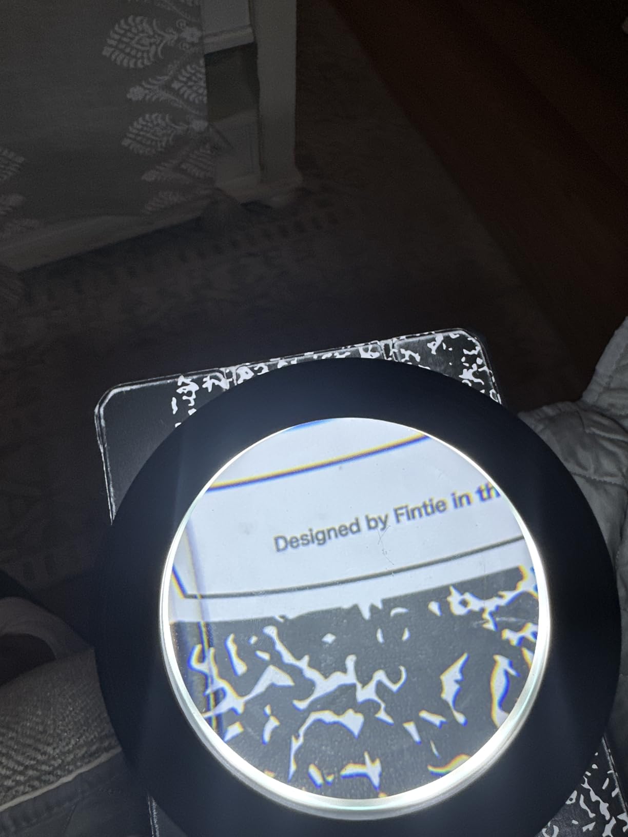 JMH Magnifying Glass with Light, Handheld Large Magnifying Glass 18LED Cold and Warm Light with 3 Modes, Illuminated Lighted Magnifier for Seniors Reading, Coins, Jewelry customer photo 1