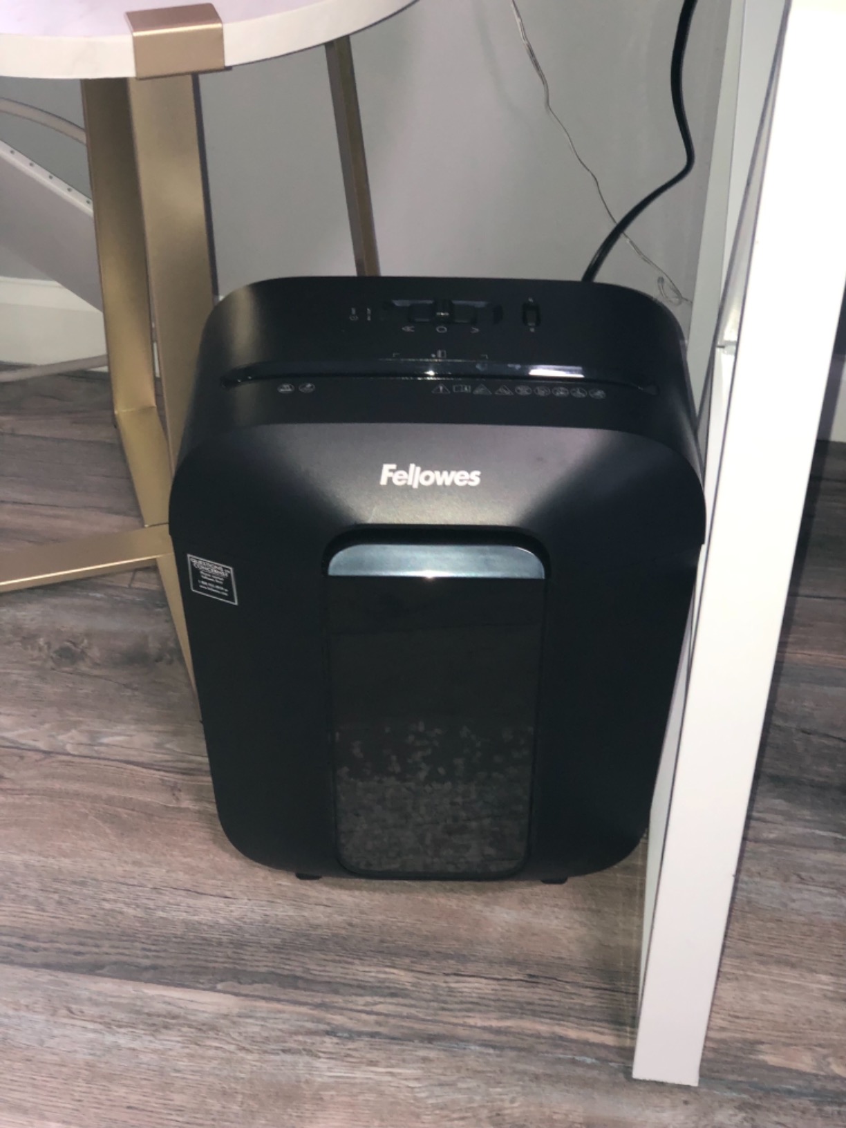 Fellowes LX41-DB 8-Sheet Micro-Cut Paper Shredder for Home Office customer photo 1