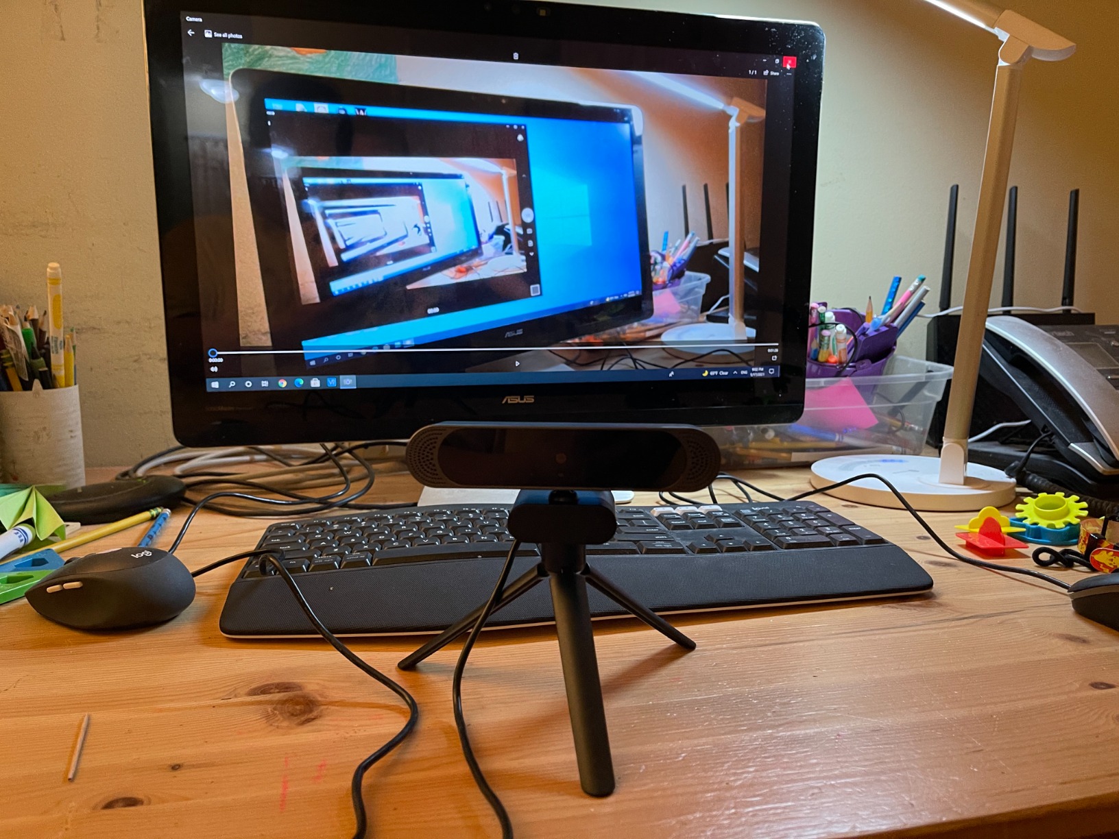 DEPSTECH 4K Webcam, DW49 HD 8MP Equipped with Sony Sensor Autofocus Webcam with Microphone, Privacy Cover, Plug Play USB Computer Web Camera for Pro Streaming/Online Teaching/Video Calling/Zoom/Skype customer photo 2