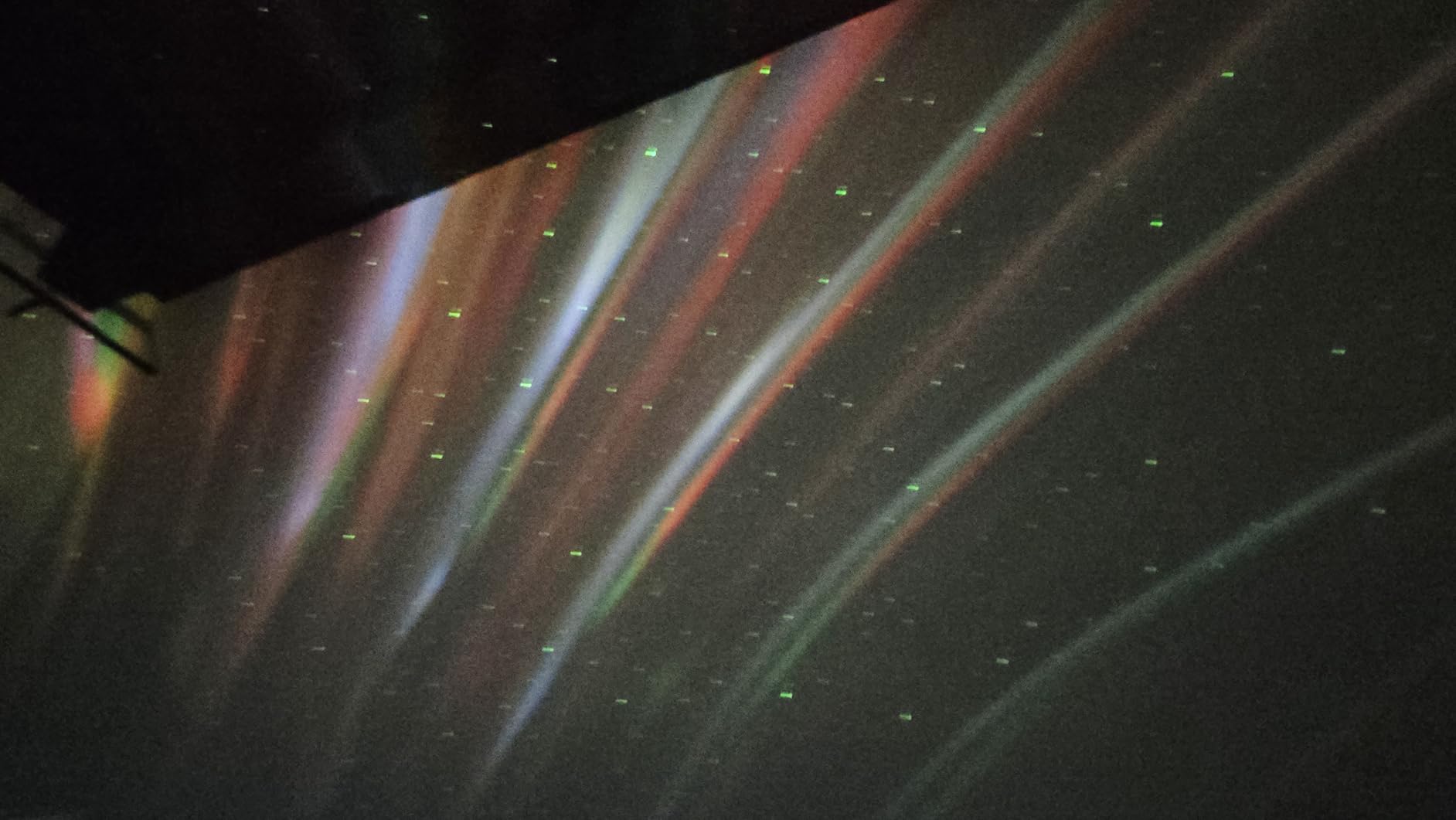 AIRIVO Northern Lights Aurora Projector, Star Projector Music Speaker, White Noise Night Light Galaxy Projector for Kids Adults, for Home Decor Bedroom/Ceiling/Party (Black) customer photo 1