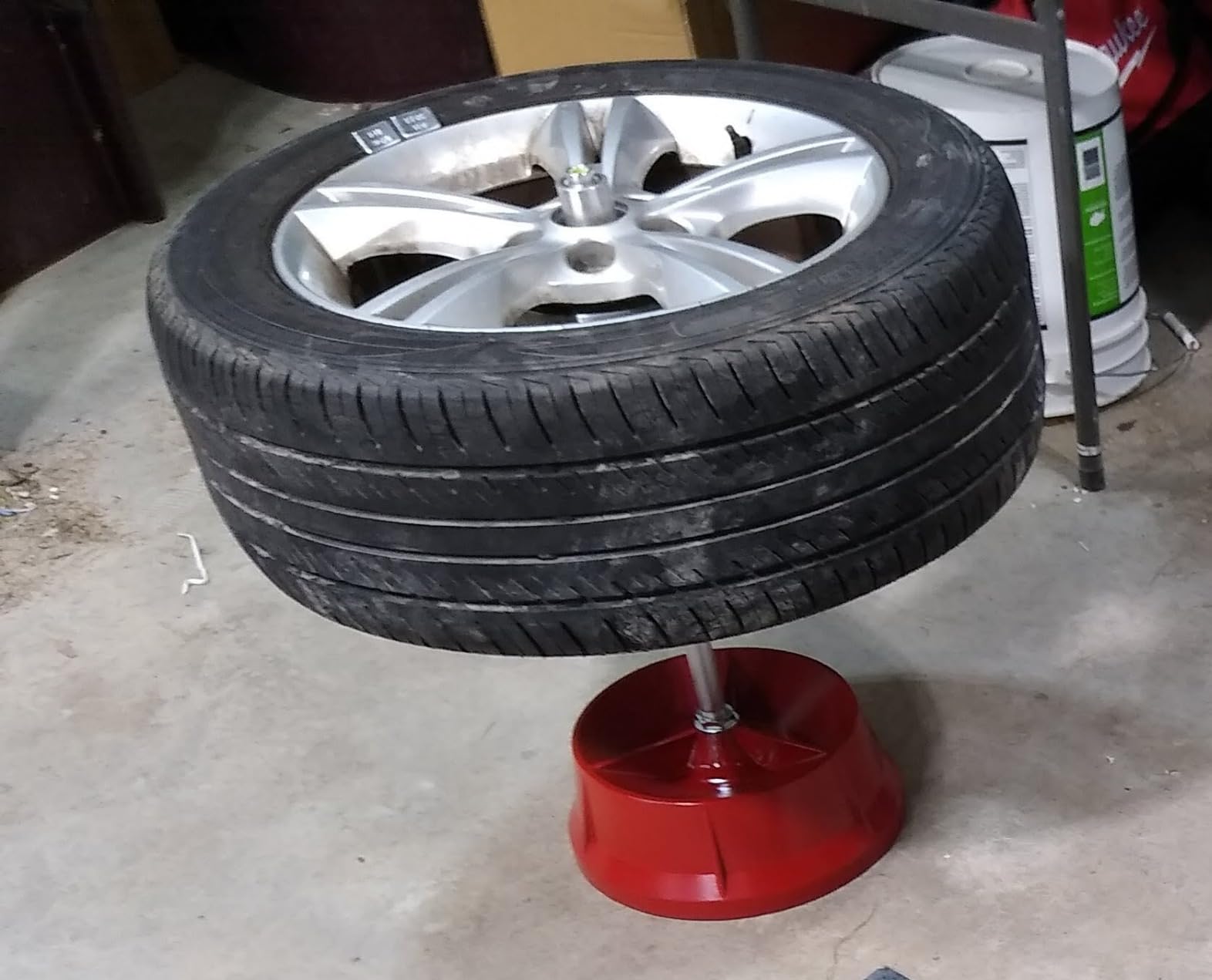 ATPEAM Portable Bubble Wheel Balancer - Heavy Duty Tire Balancing Machine for Car and Light Truck Wheel Repair customer photo 2