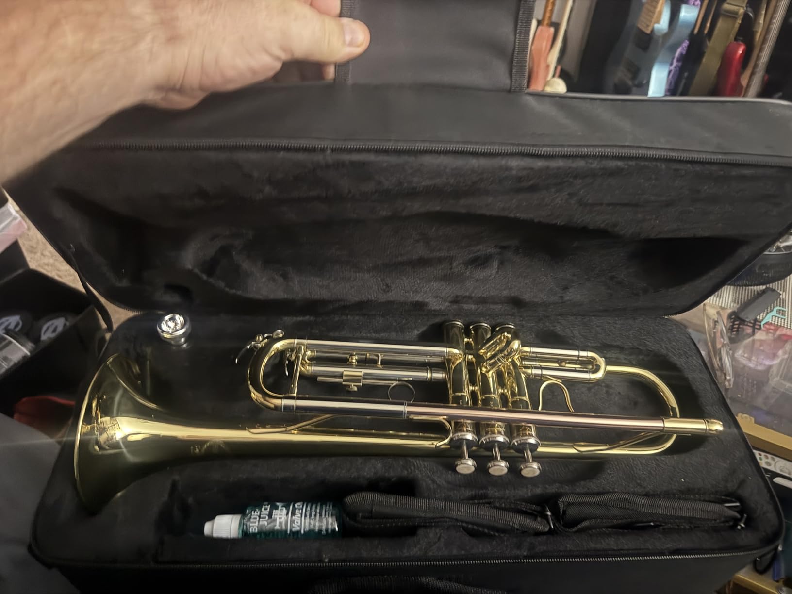 Trumpet Herche Superior Bb Trumpet M1 | Professional Instruments for all levels | MONEL VALVES | Rosebrass/Nickel-Silver/Gold | Solid Feel and Sound customer photo 1
